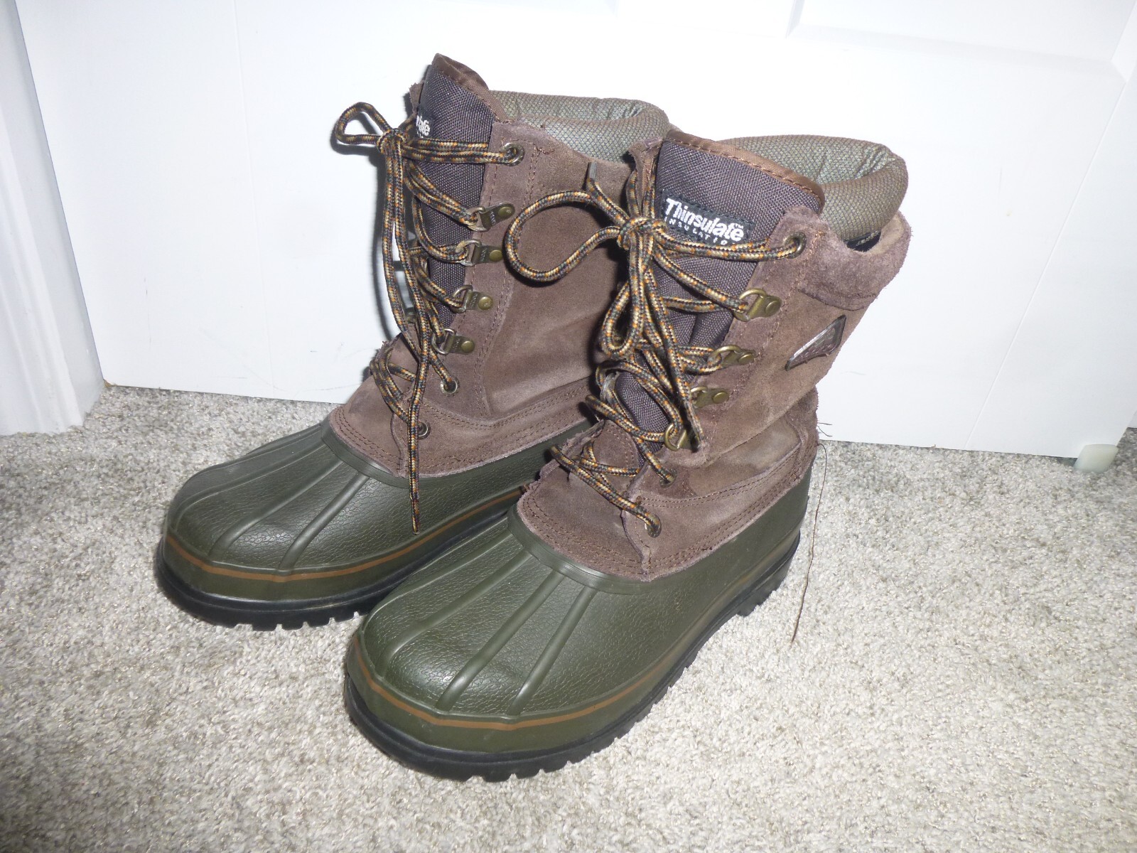 Rocky 7758 Jasper Trac Winter Hunting Snow Insulated Boots Steel Shank Mens 7M