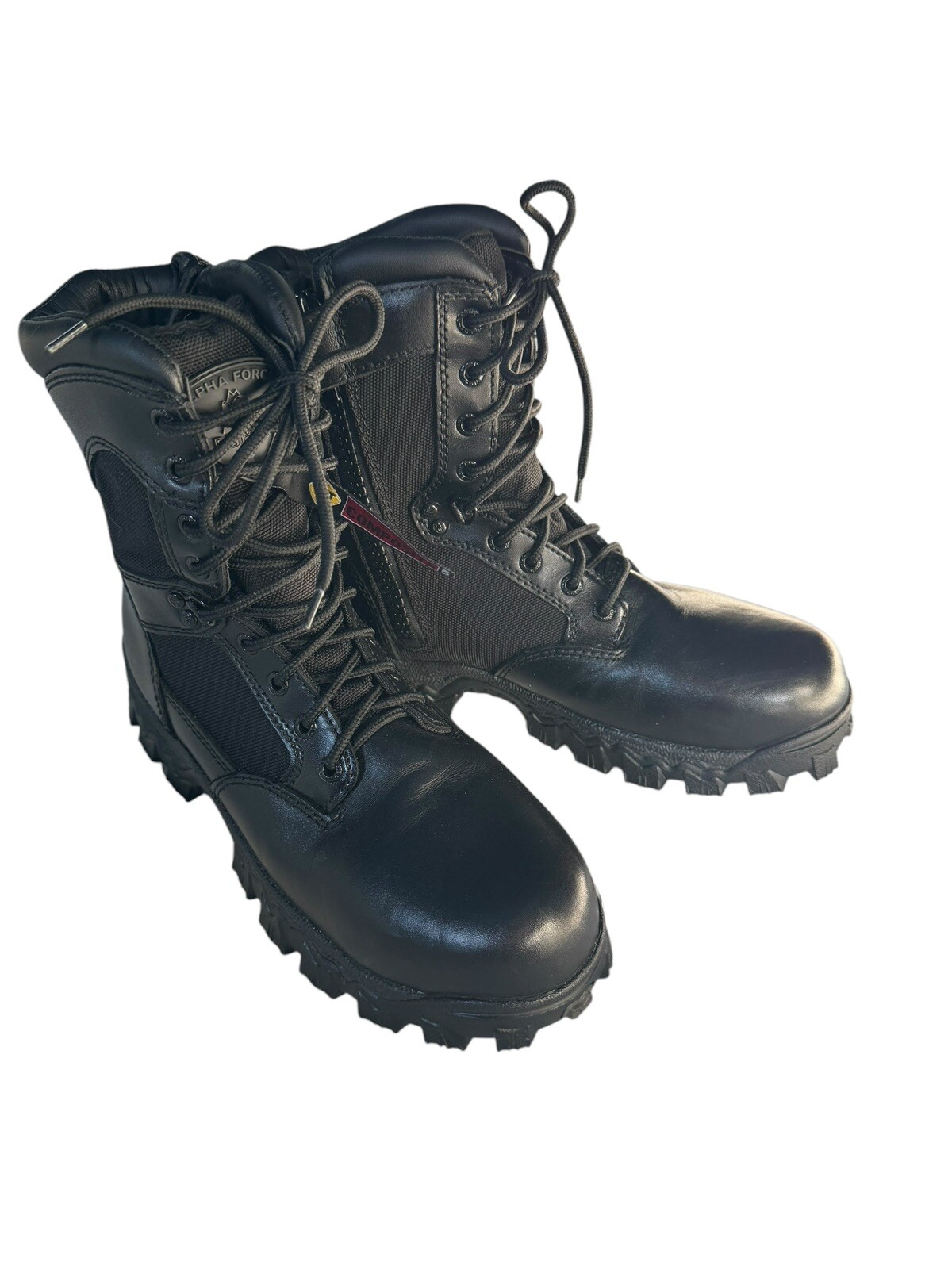 Rocky Alpha Force Zipper Composite Toe 8” Public Service Boots Men’s Sz 7M NWOB