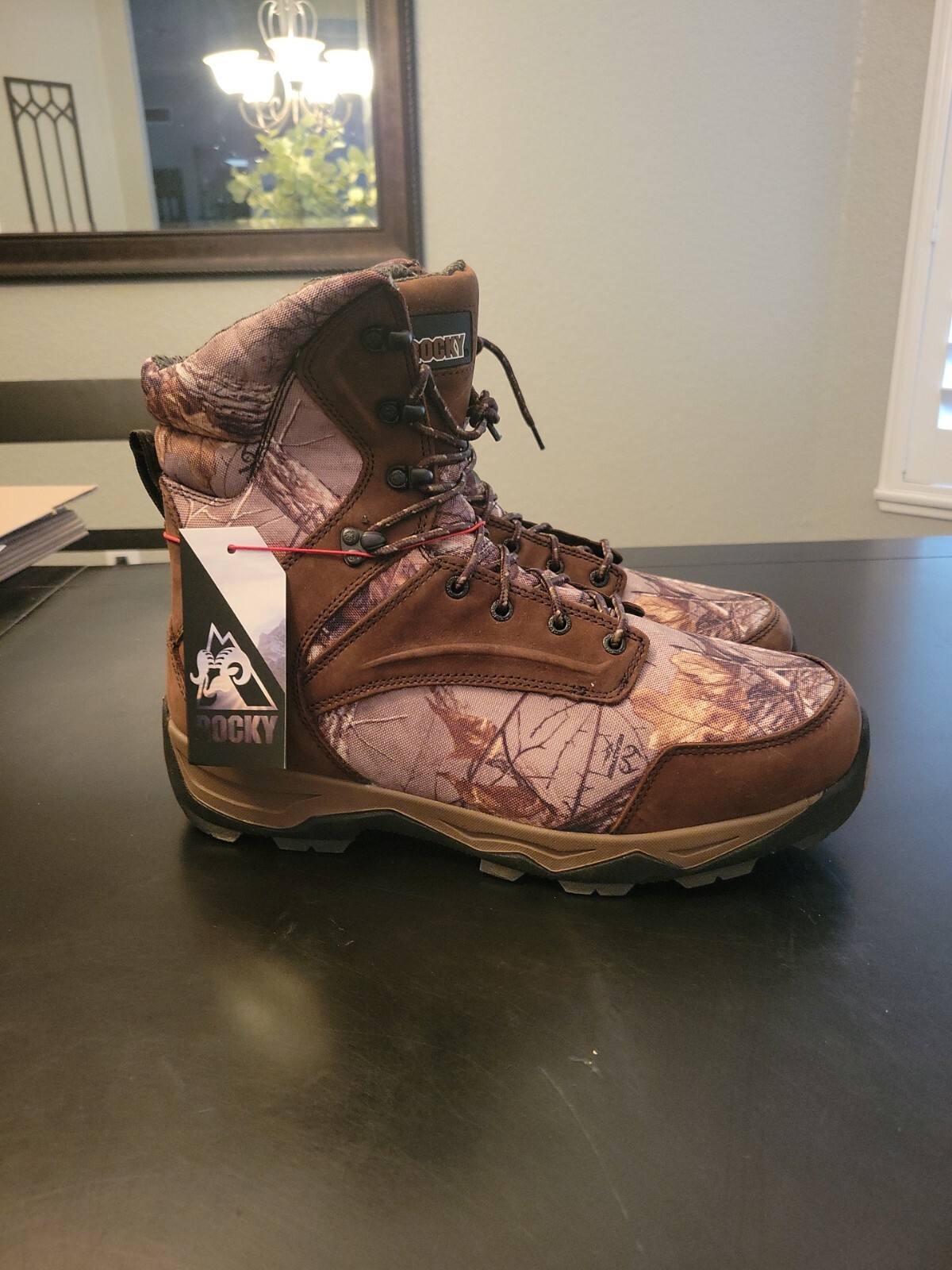 Rocky 3m Retraction 9 Inch Waterproof 800G Insulated Outdoor Boot Sz 11 W