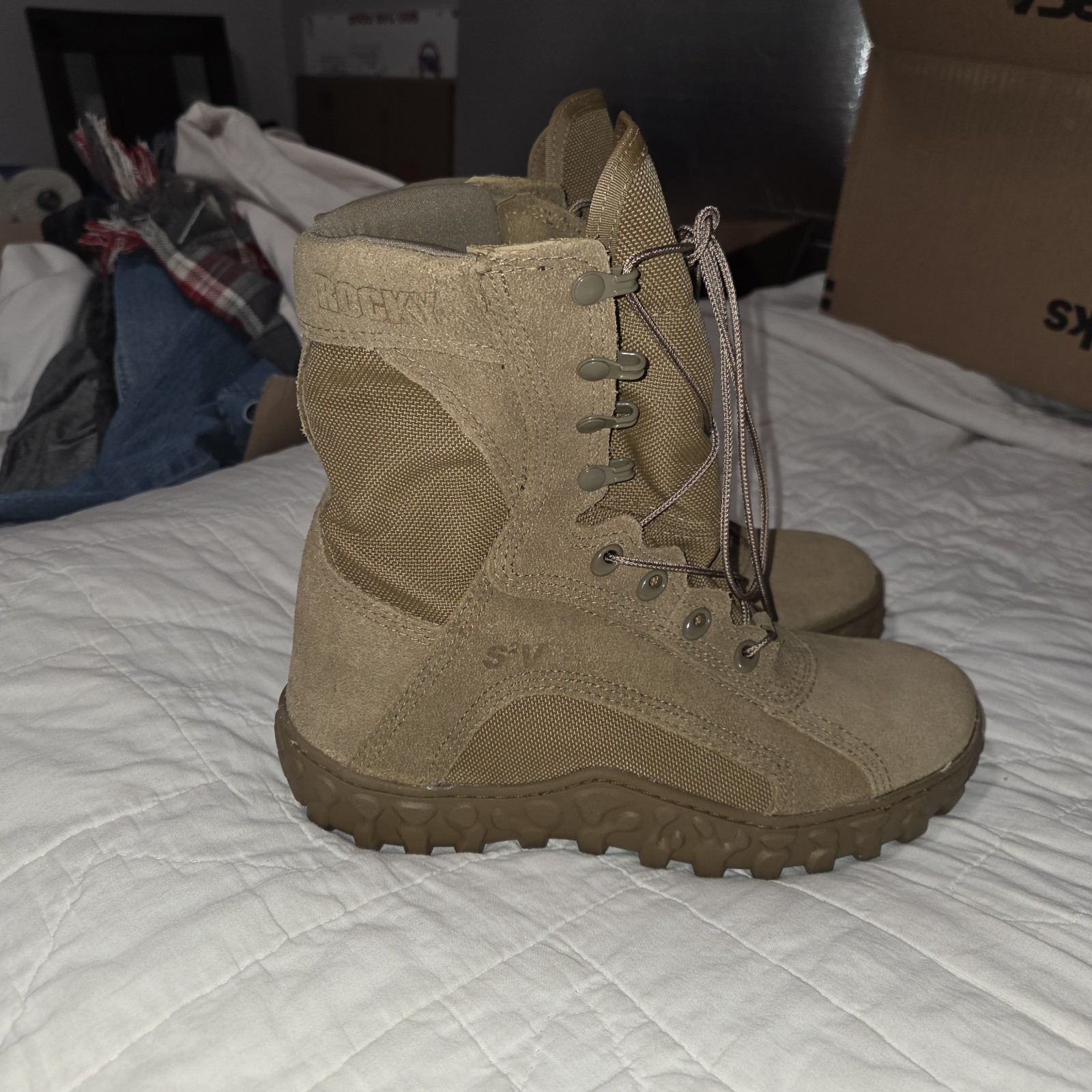 Rocky S2V Waterproof 400G Insulated Tactical Military Boot Coyote Mens sz 7