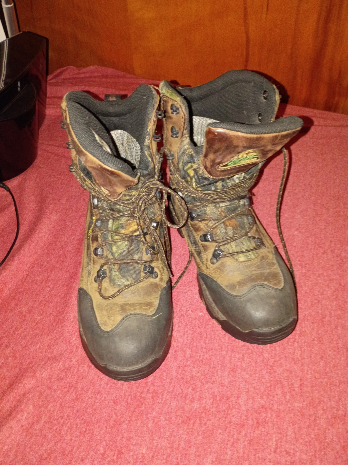Vintage Y2K Rocky Mens 9 M 800 Thinsulate Goretex Camouflage Boots