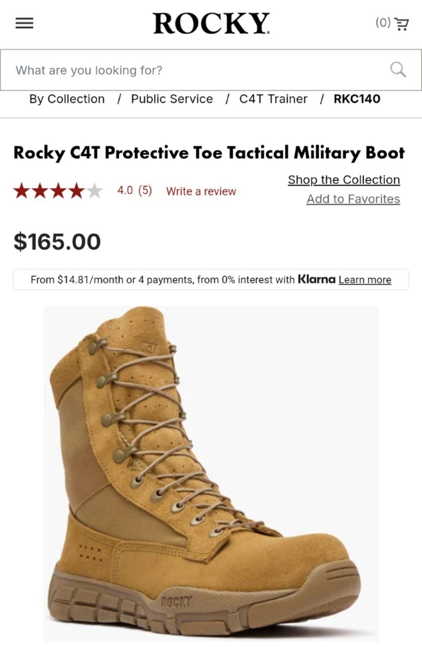 Rocky Military Boots