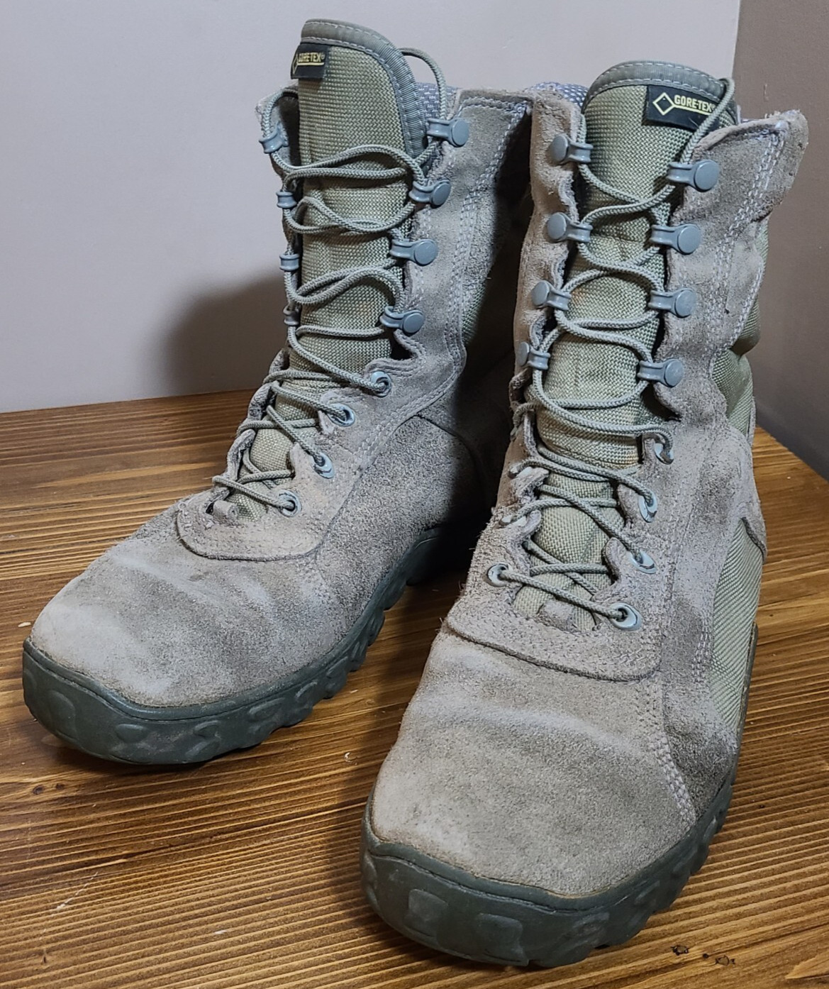 Rocky S2V Special Ops GoreTex Sage Leather Men’s 12.5 Military Hiking Boots USA
