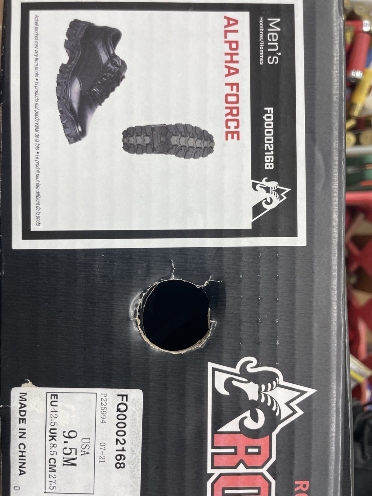 Rocky 2168 Alpha Force Size 9.5M