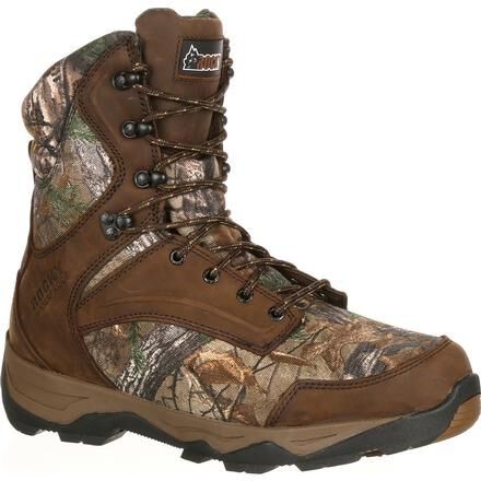 Rocky Men’s 8″ Retraction 800g Insulated Outdoor Boot Realtree Xtra – RKS0227, R