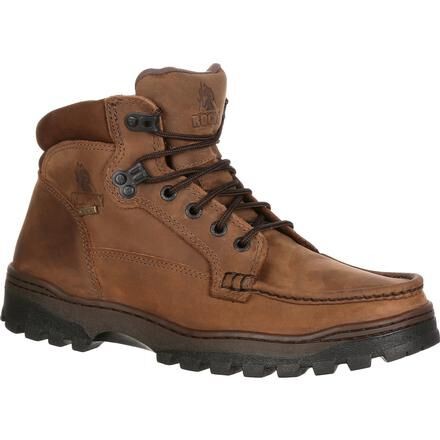 Rocky Men’s 6″ Outback GORE-TEX Waterproof Hiker Boot Light Brown – FQ0008723, L