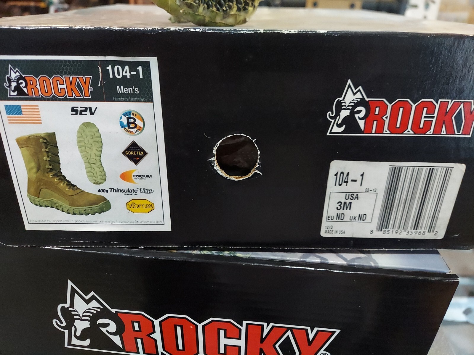 Rocky S2V Waterproof 400G Insulated Tactical Military Boot