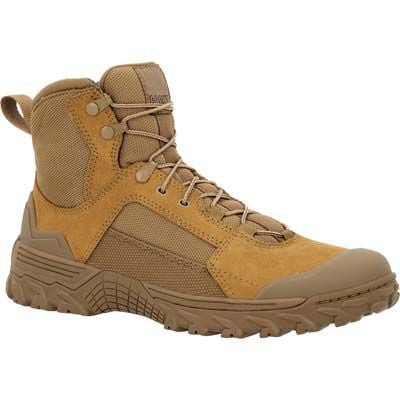 Rocky Men’s  6”  Mountain Combat Military Boot Coyote Brown – RKC163, Coyote Bro