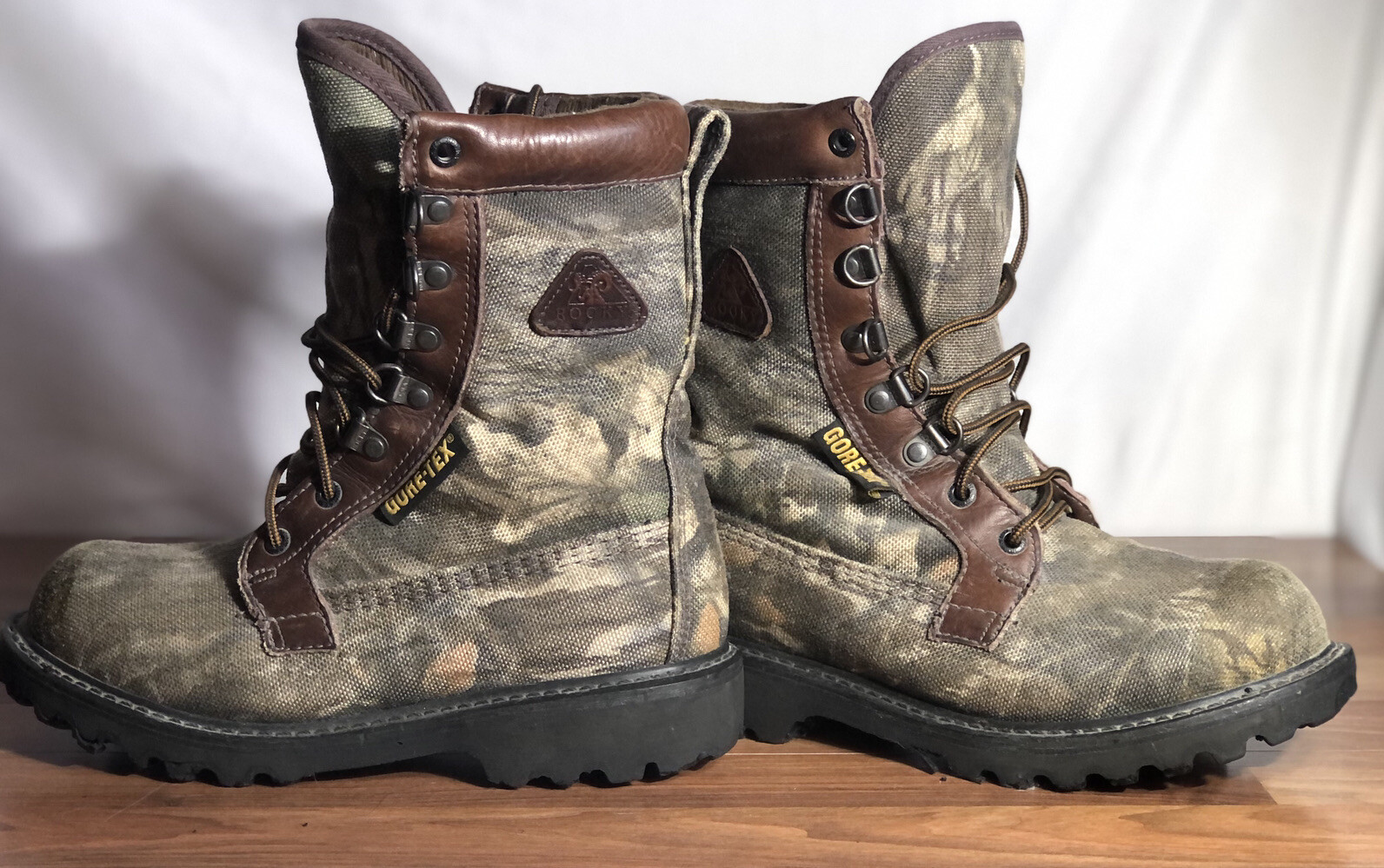 Rocky Camo Bear Claw Series Gore-Tex Steel Toe Boots Mens 7M 800 gr. Insulated