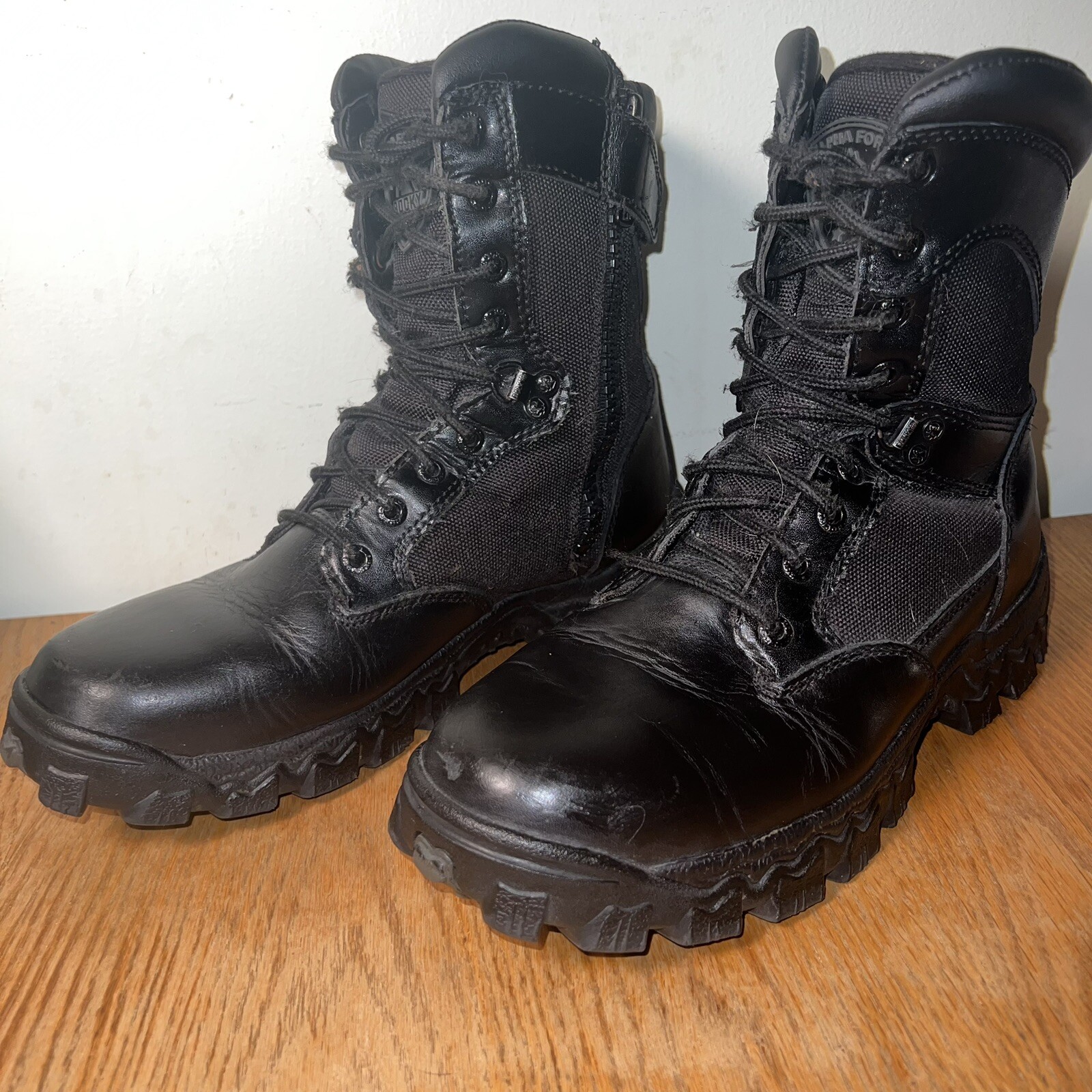 Rocky Alpha Force Zipper Waterproof Public Service Boots, 7.5M