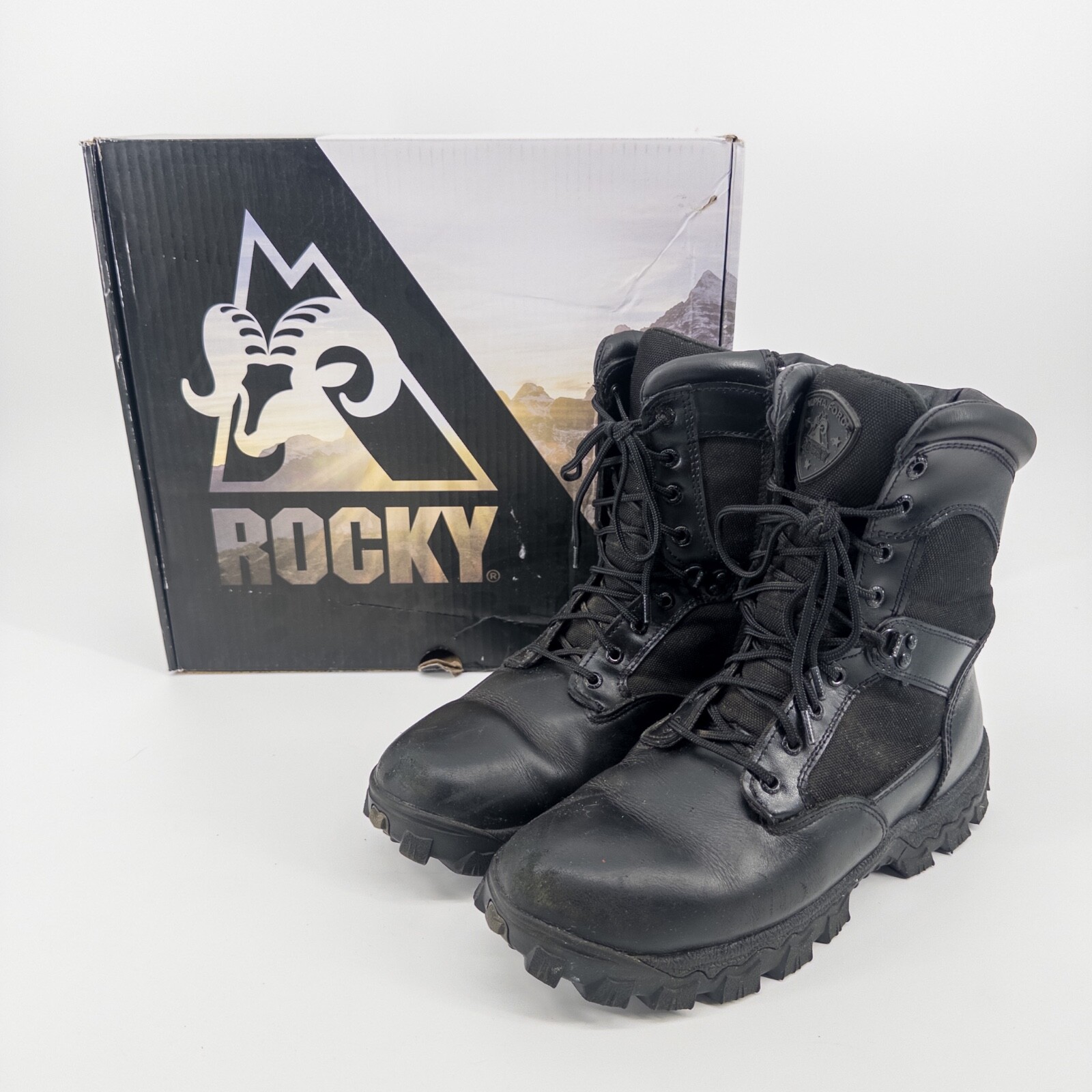 Rocky Alpha Force Waterproof Public Service Boots *PRE-OWNED WITH BOX