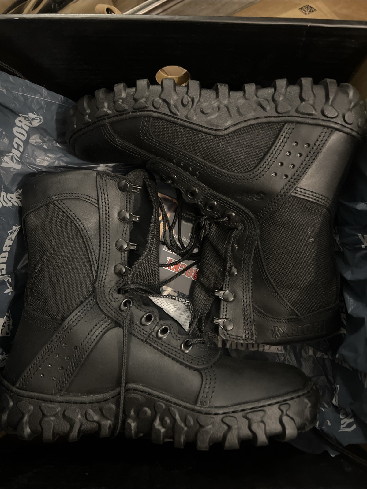 Rocky Unisex Black 8” Tactical Boot