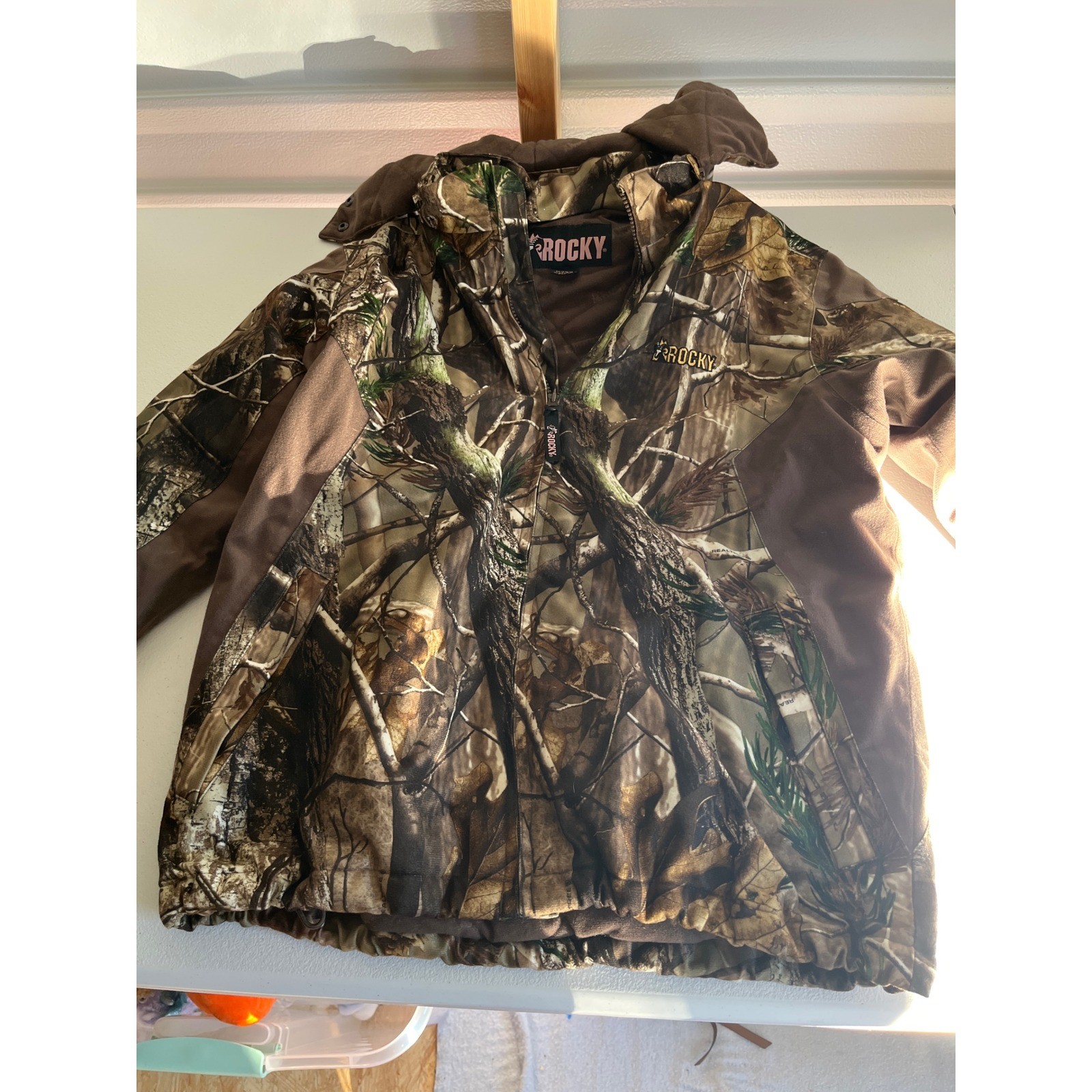 Rocky Camo Realtree Full Zip Hooded Jacket Women’s M Medium Water Resistant