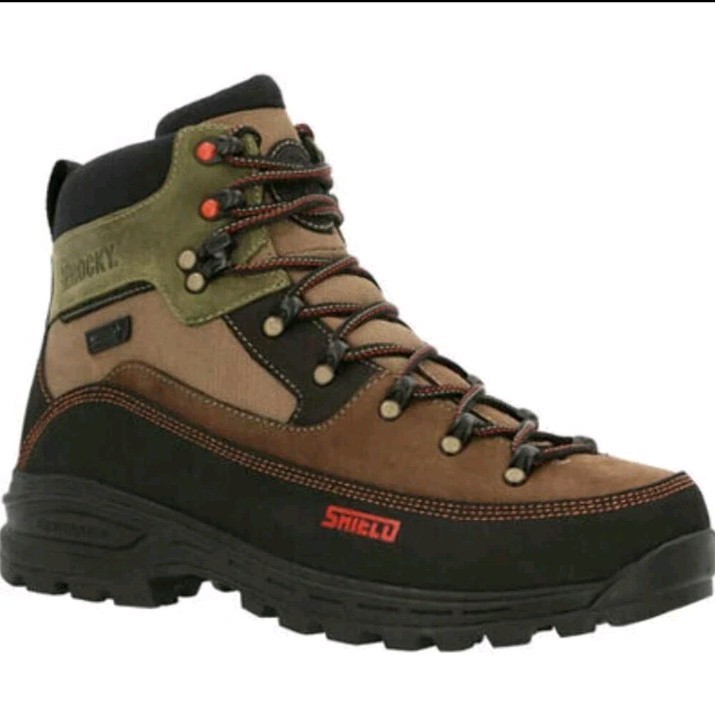 NIB 13 M ROCKY Men’s Brown Mountain Stalker Pro Hiking Boots RKS0526 Sealed Box