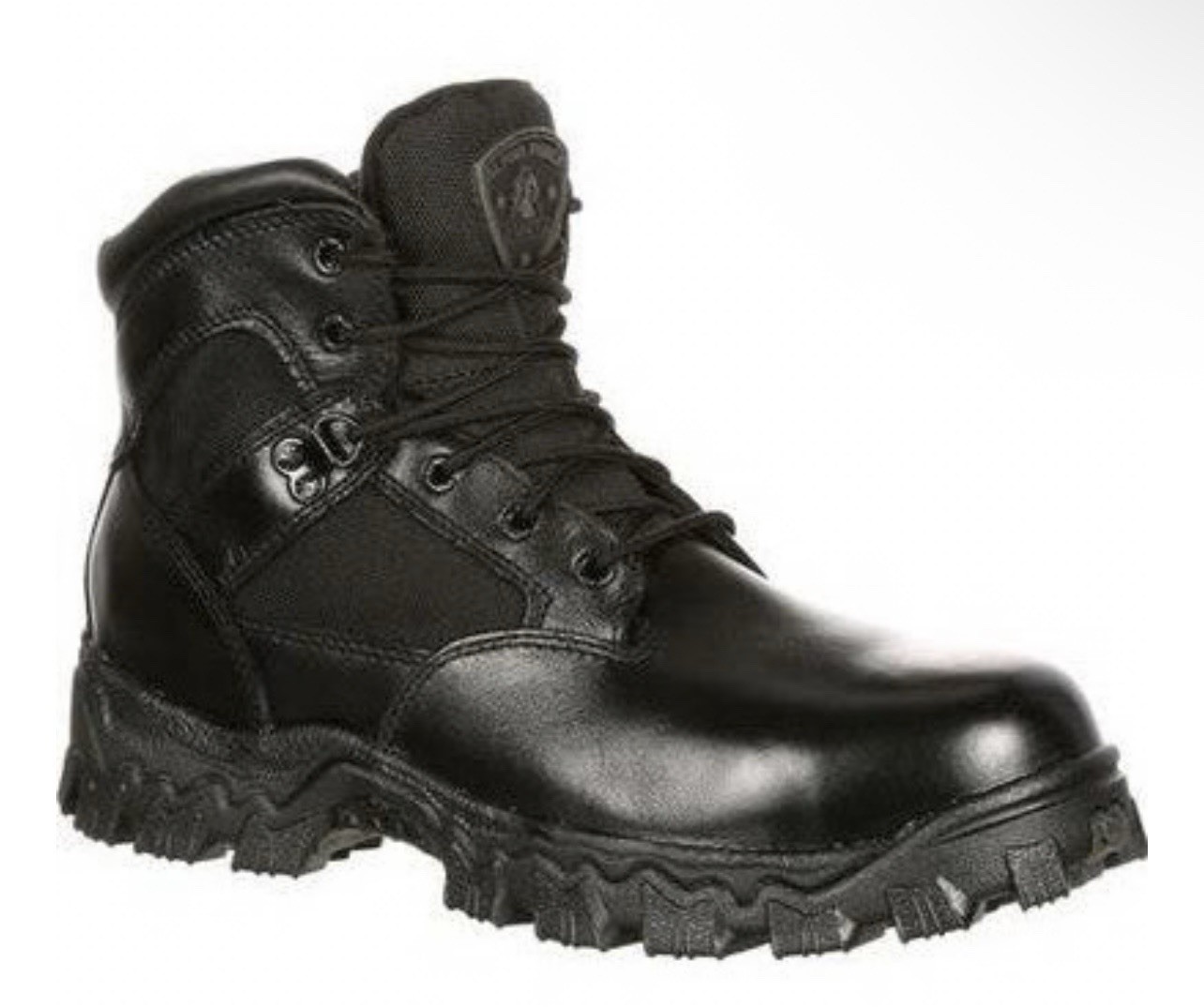 Men’s Rocky 6″ Alpha Force Composite Toe Waterproof Boots Size 8 #g
