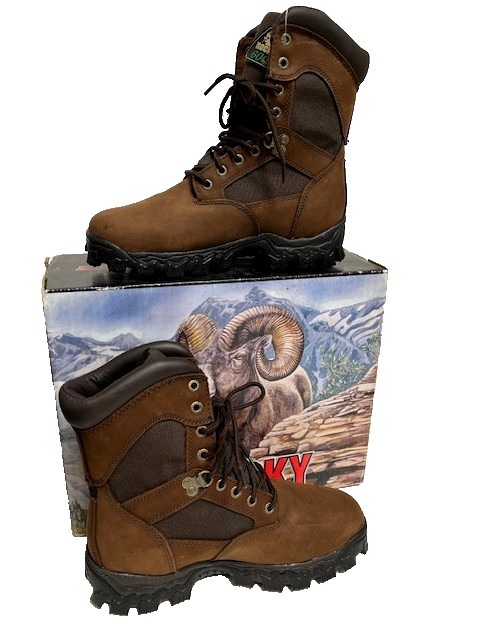 Rocky Women’s Alpha 4366 Brn Thinsulate W/P Hike Boots Sz 7 WIDE New in Box/Tags