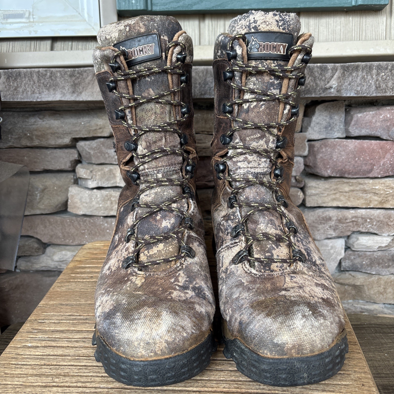 Rocky Boots Men 9M Camouflage Waterproof V Hunting Combat Thinsulate Ultra 400gr