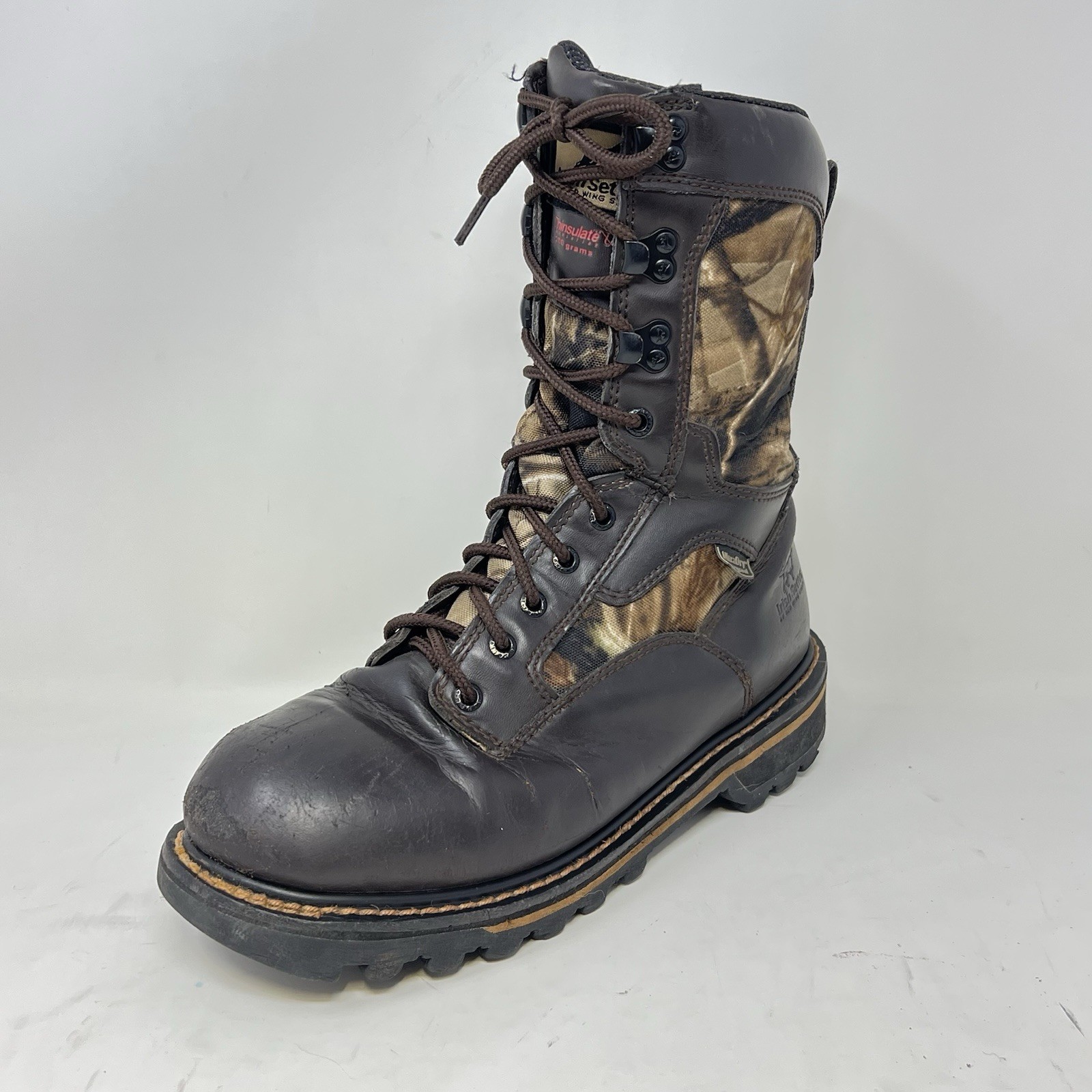 Rocky Insulated Boots Mens 8 Camo 200g Thinsulate Waterproof Workwear Hunting
