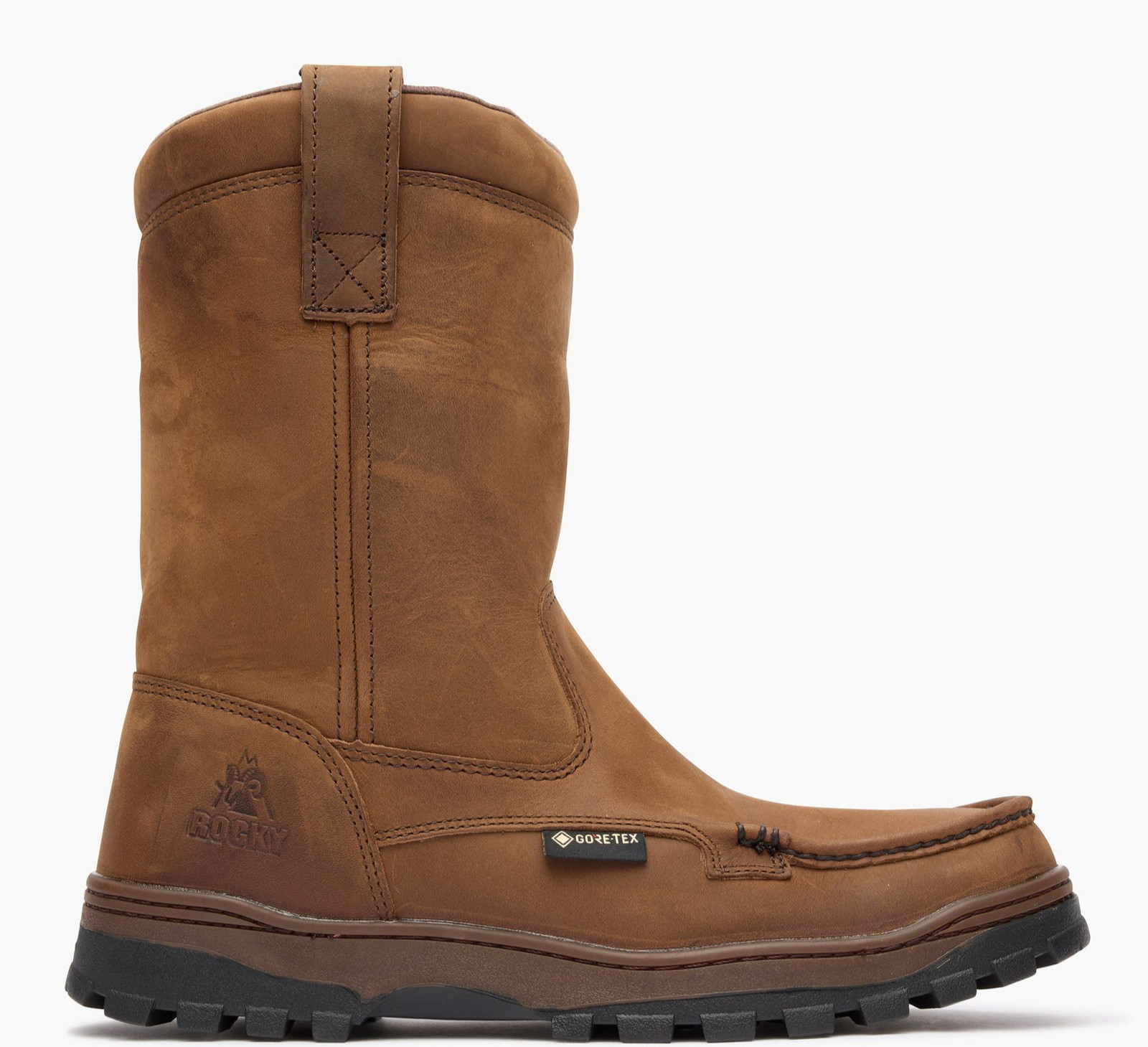 ROCKY Men’s RKS0255 Outback GORE-TEX® Waterproof Wellington Boot, Size US 11 W