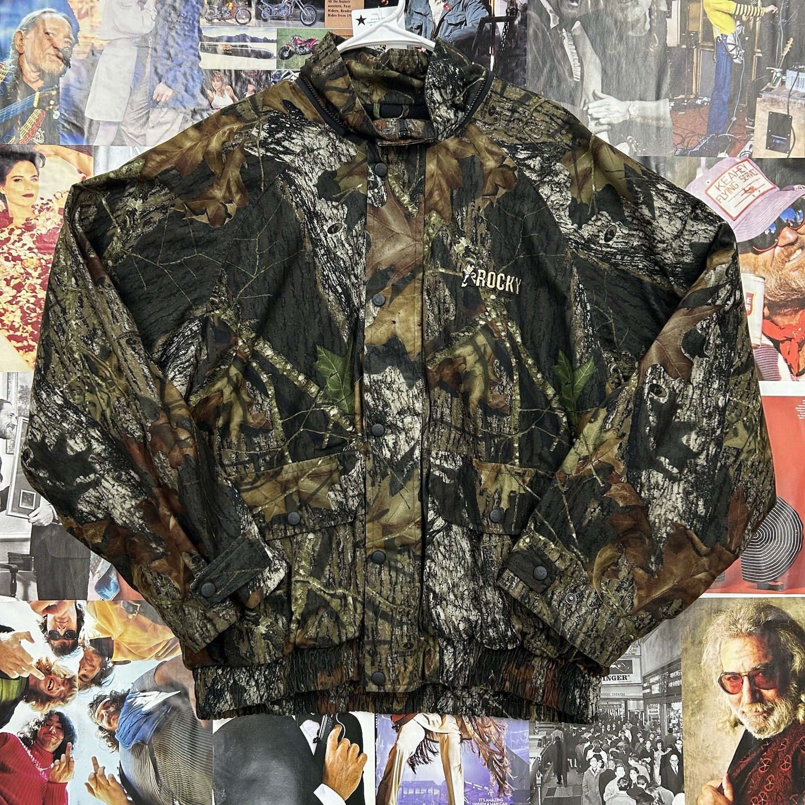 Vintage Rocky Brand Realtree Camo Zip up Jacket Size XL