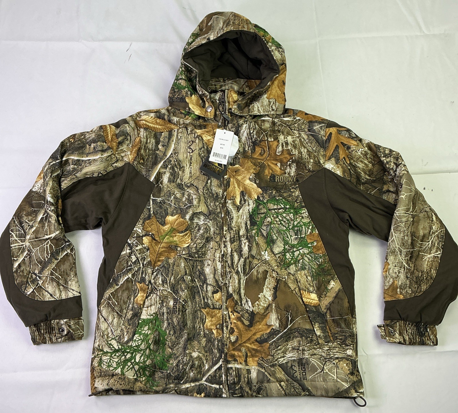 Rocky Junior ProHunter Waterproof Insulated Hooded Jacket-Realtree Edge-Size: XL