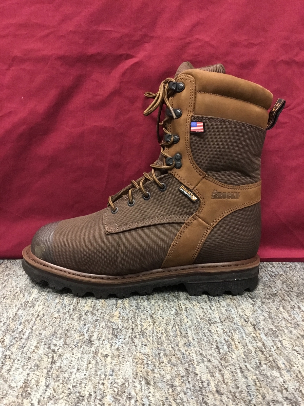 New Men’s Rocky RKS0499 Stalker 1000g Insulated Waterproof Boots Size 13 M