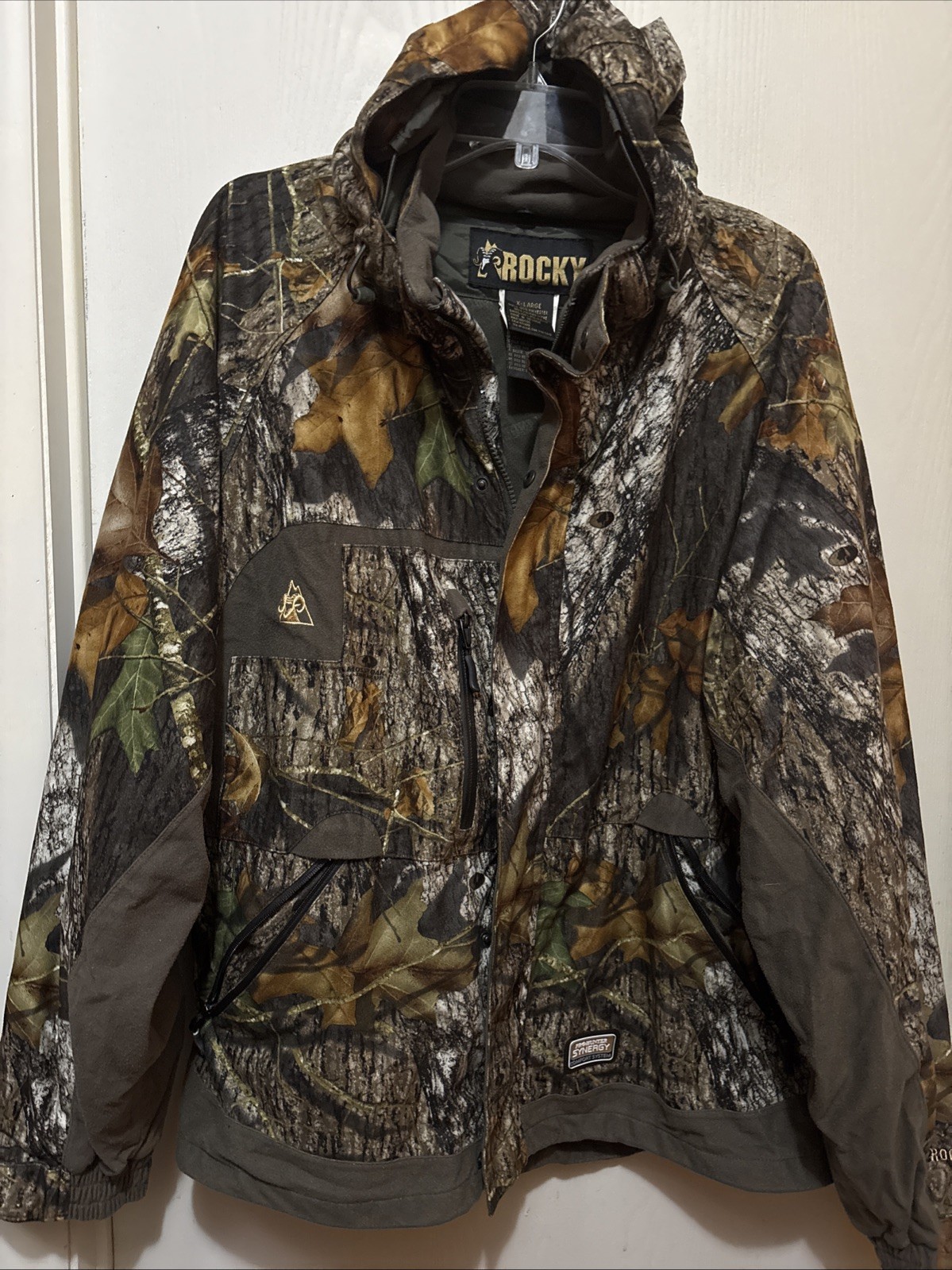 Camo Hunting Jacket Coat Size X-LARGE Rocky Pro Hunter Synergy Comfort System