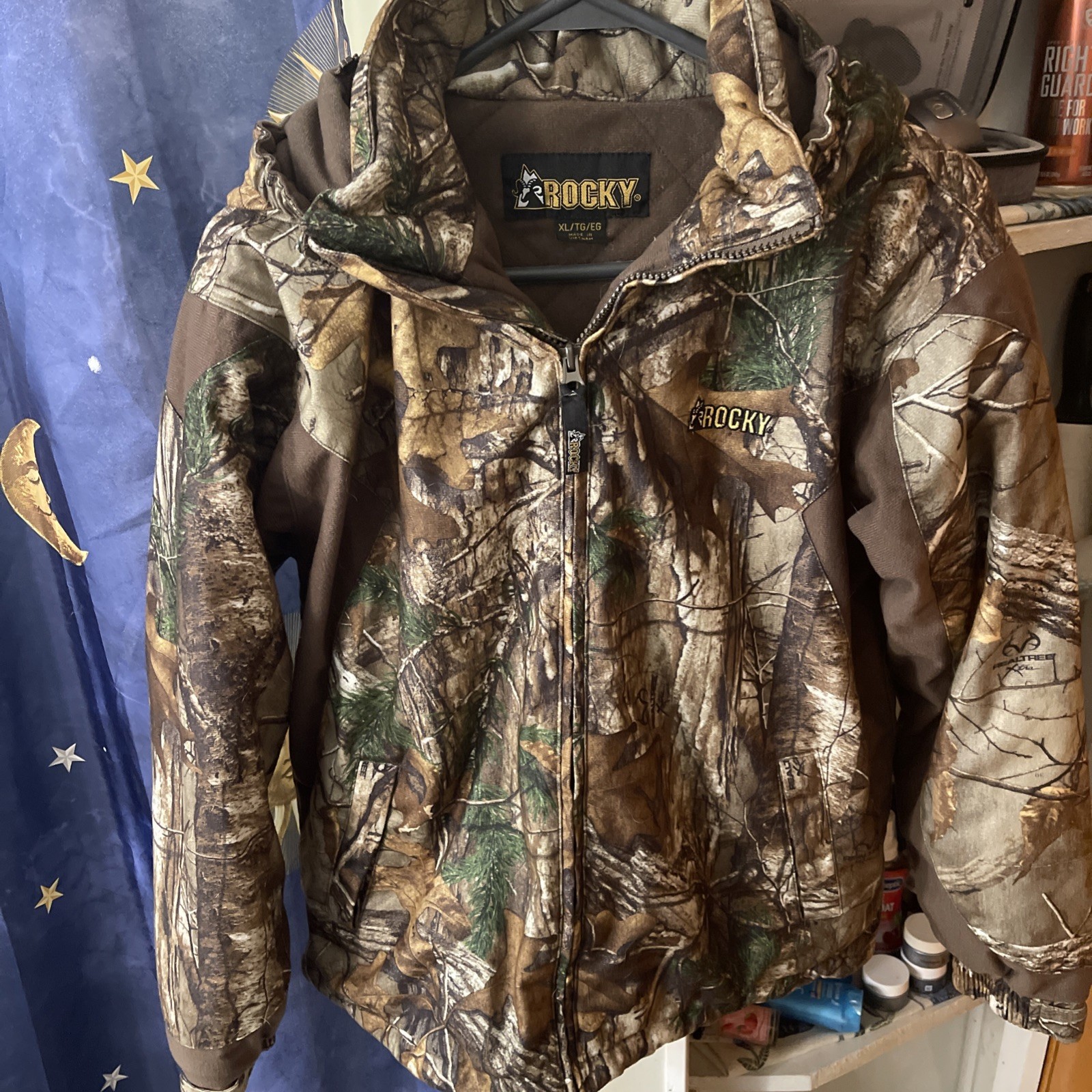 ROCKY Jr Pro Hunter Camo Jacket Insulated Hunting  XL Full Zip Realtree (Nice!)