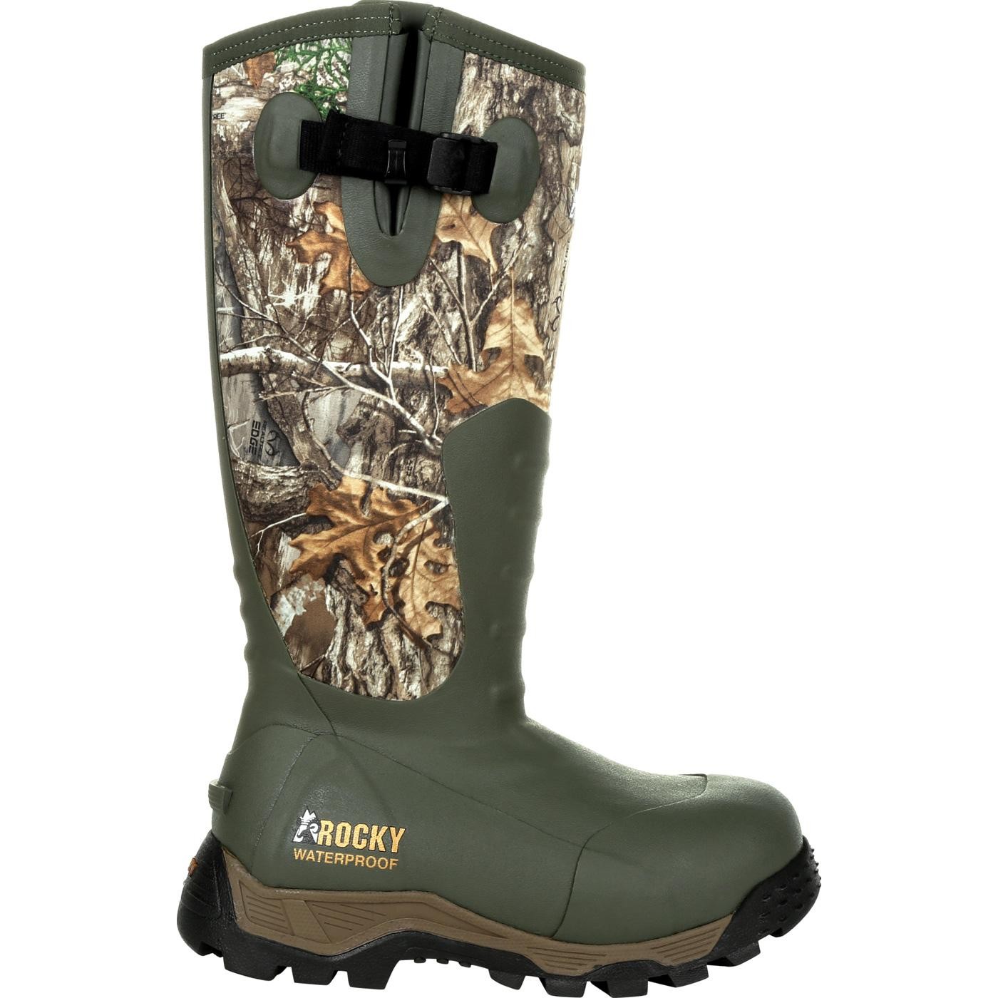 Rocky Sport Pro Women’s 1200G Insulated Rubber Outdoor Boot RKS0479, Waterproof