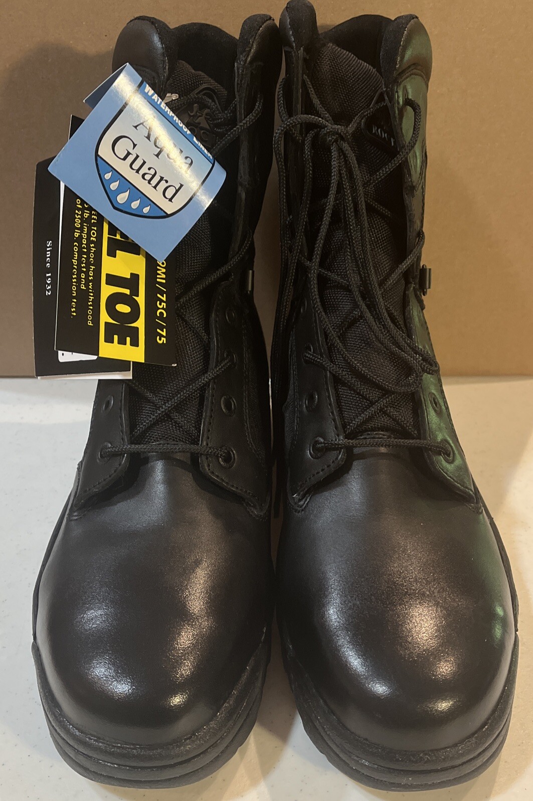 Rocky Alpha Force Waterproof Oil & Slip Resistant Boots Size 10.5 New In Box