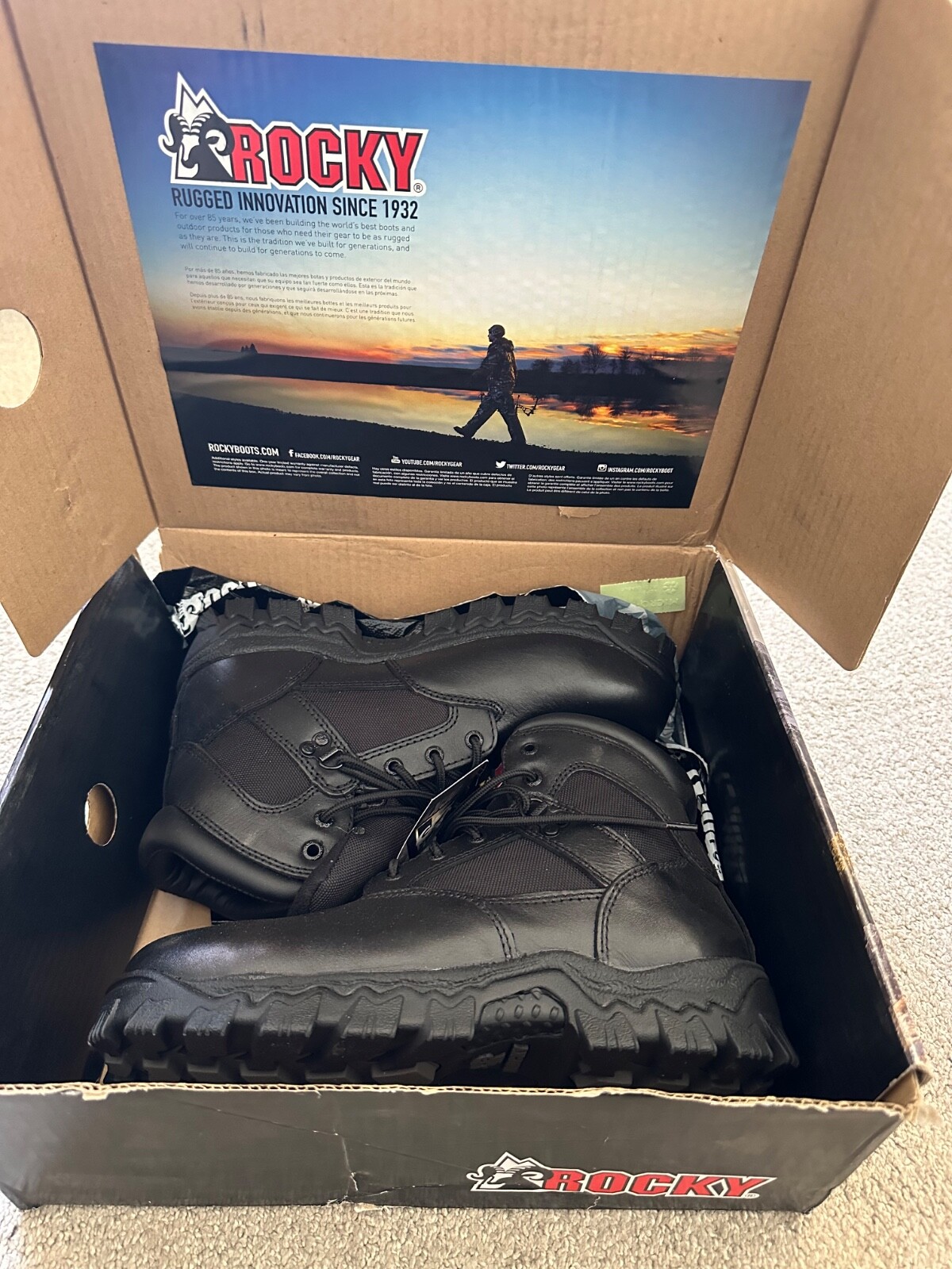 Rocky Alpha Force composite toe boots size 7.5 – New