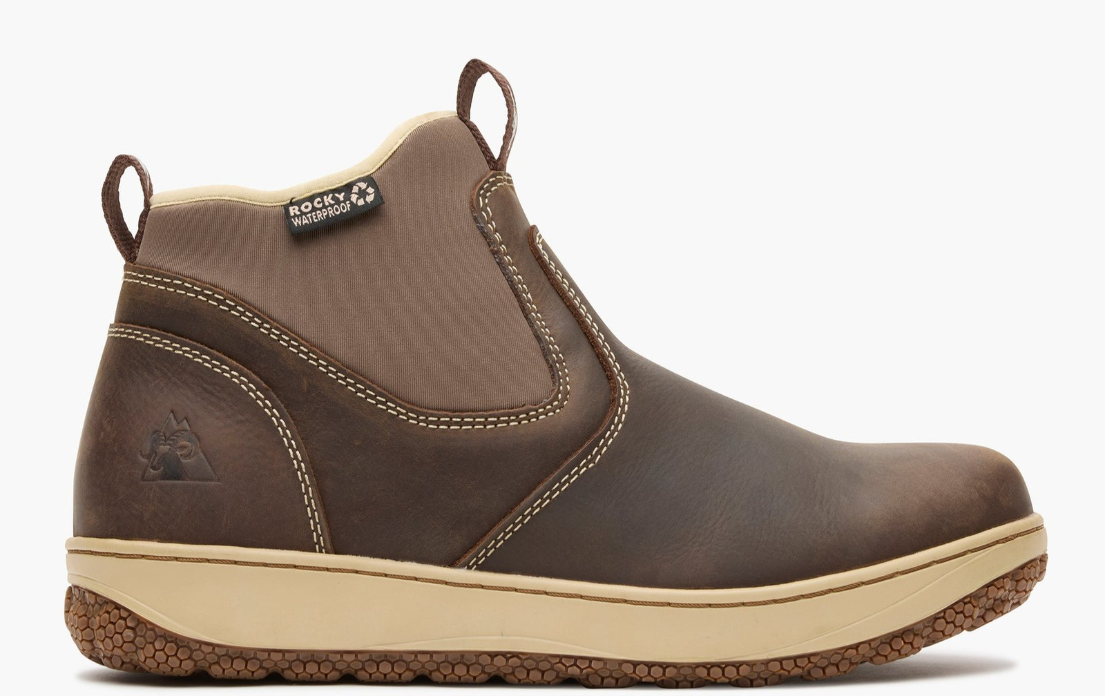 ROCKY Men’s RKS0684 DryStrike SRX Waterproof Outdoor Boot, Brown Leather, SZ 8 W