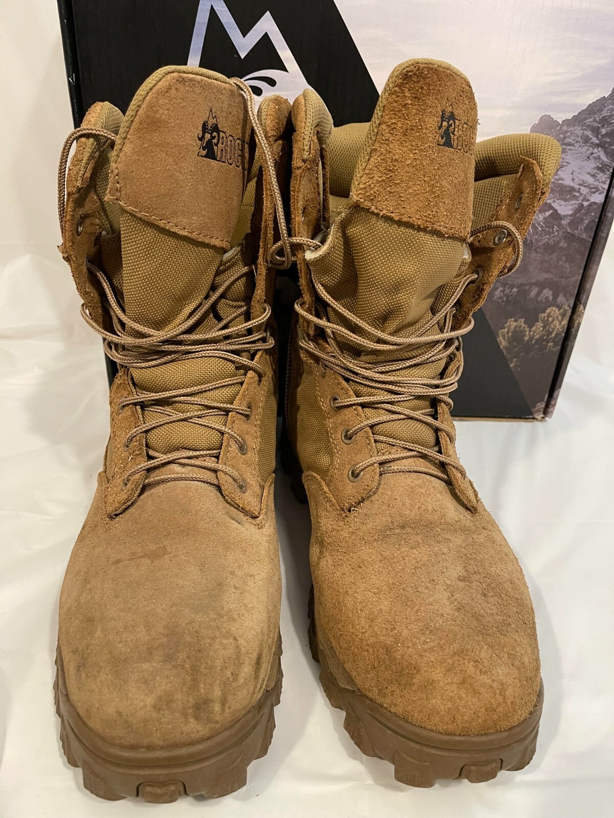Rocky Alpha Force Composite Toe Duty Boot, Size: 12, Brown