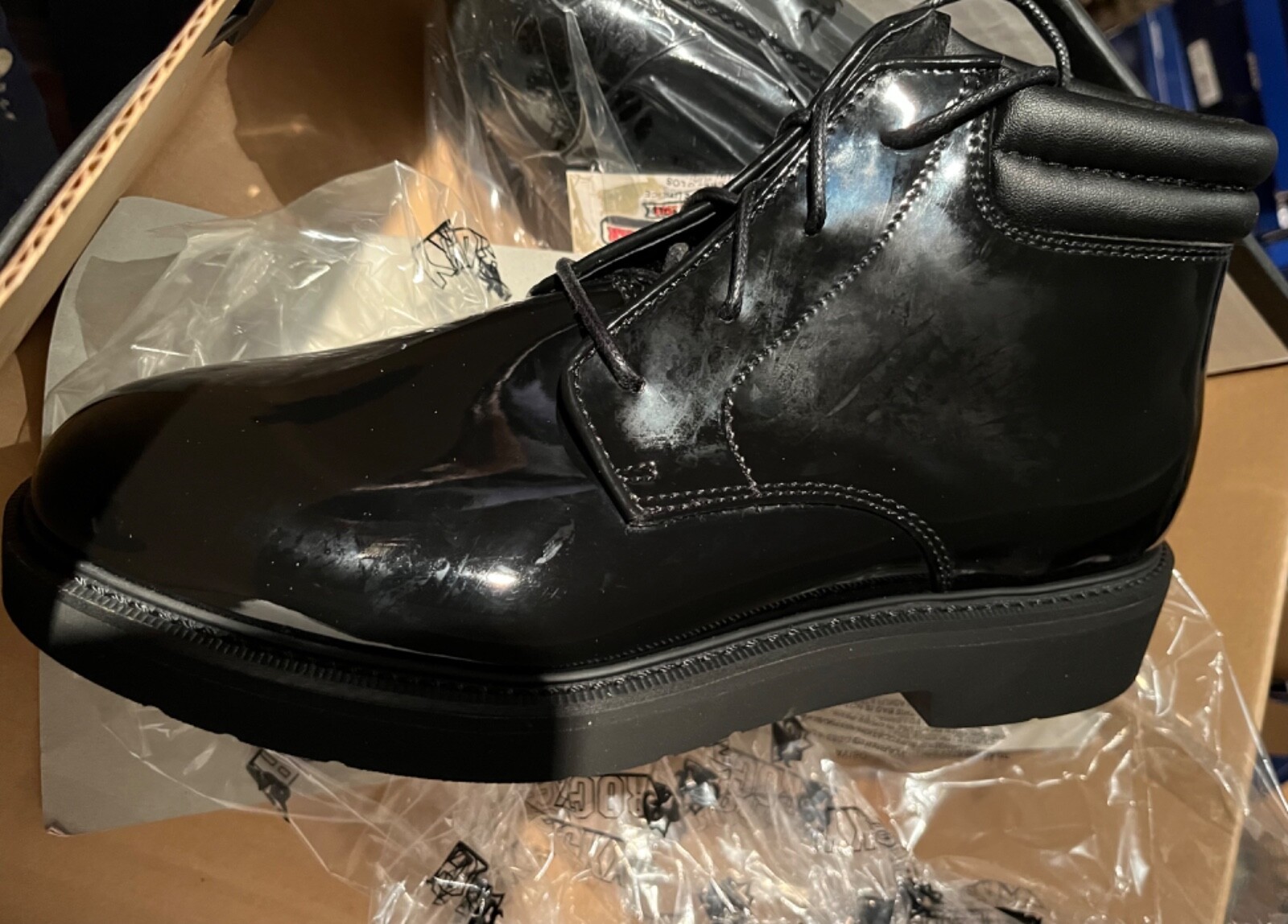 Rocky High Gloss Chukka Boots 500-8 Rocky Chukkas 7 EW Rocky Boots