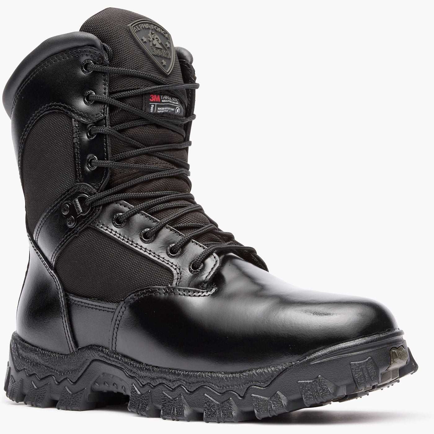 ROCKY Men’s RKYD011 Alpha Force Waterproof 400G In Public Service Boot, SZ 6 M