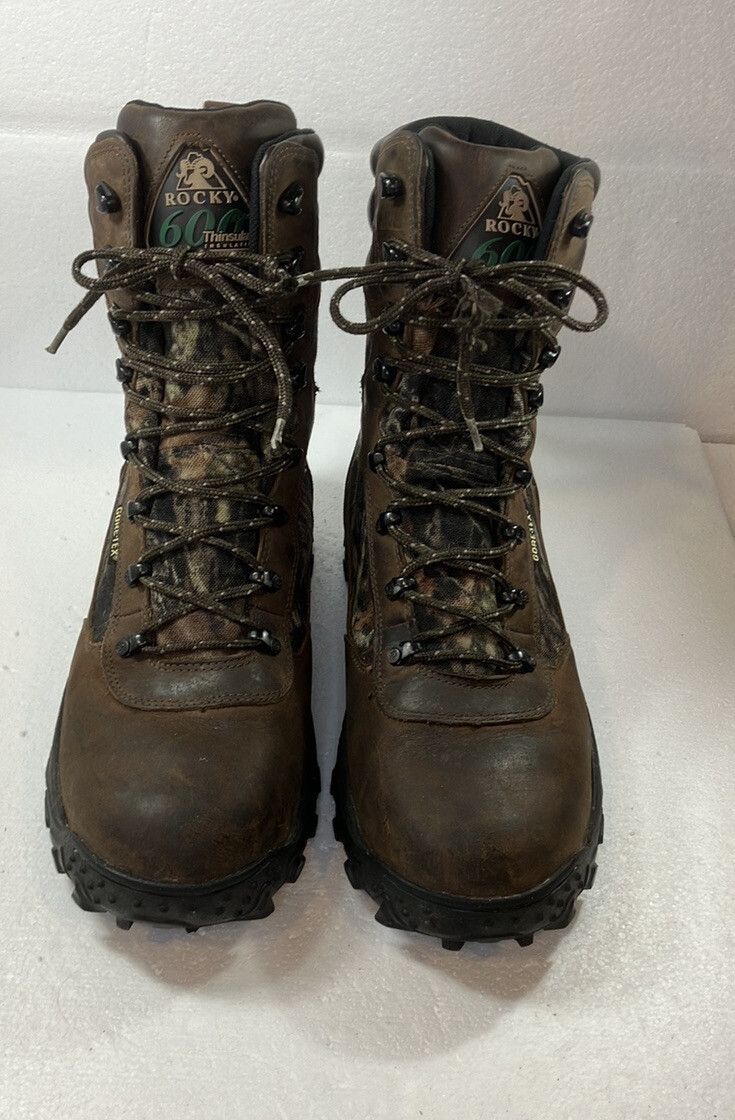 Rocky 600 Thinsulate Insulation boots Core-Tex size 11W 7346 Brown