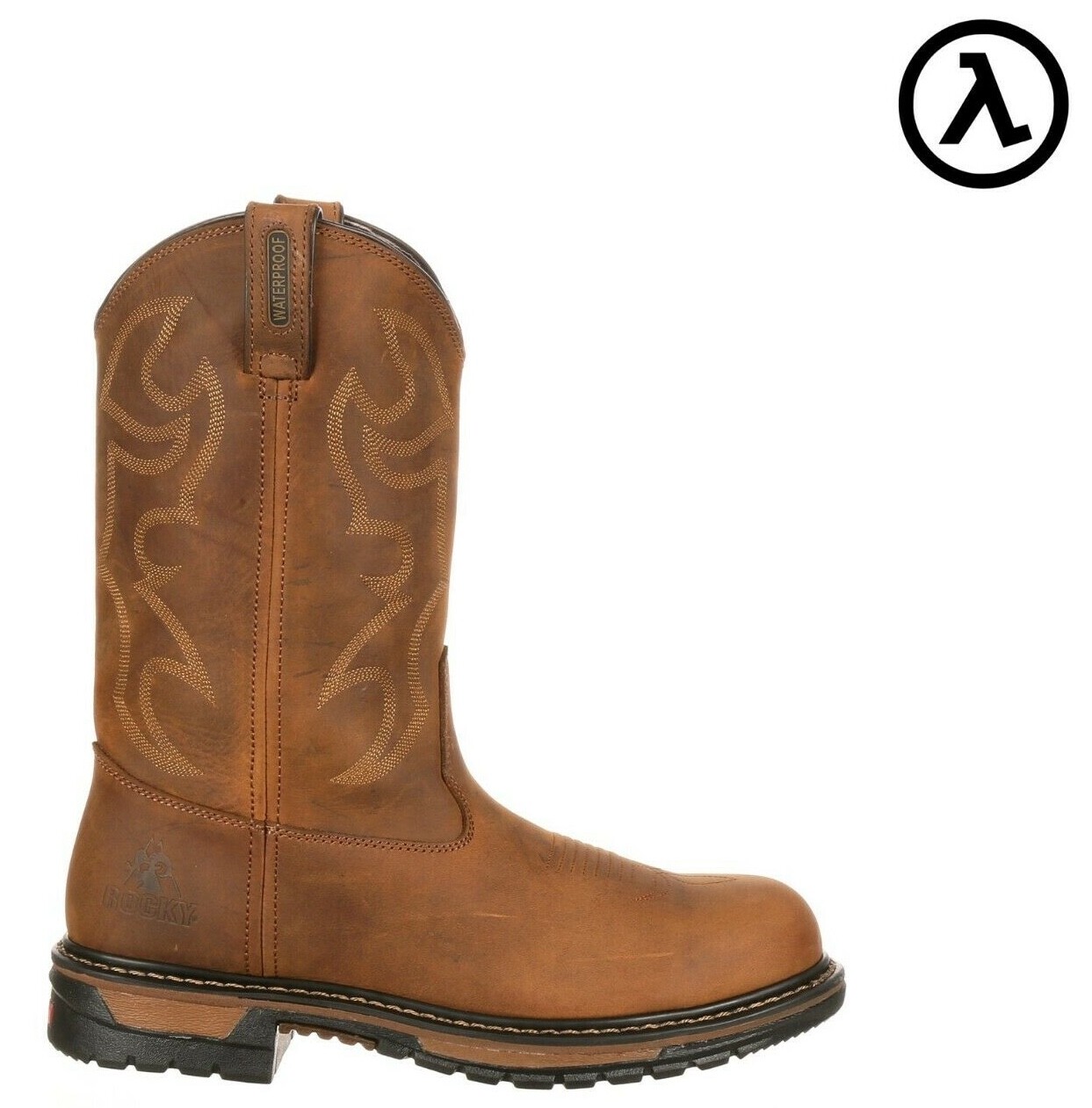 ROCKY ORIGINAL RIDE BRANSON STEEL TOE WATERPROOF BOOTS 2809 – ALL SIZES – NEW