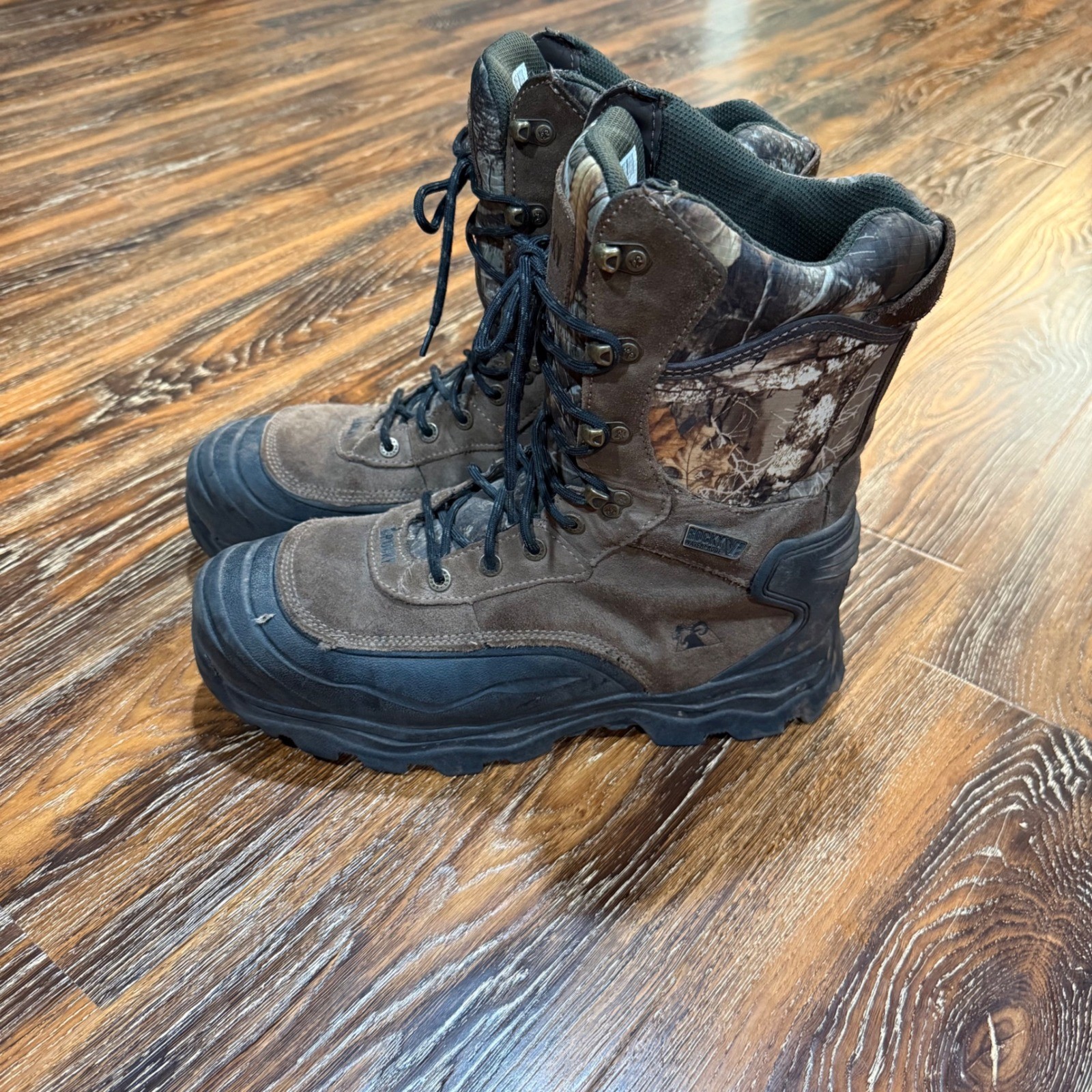 Rocky Mens Sport Utility Pro 800G Insulated Hunting Boots Brown Camo RKS0418 11W