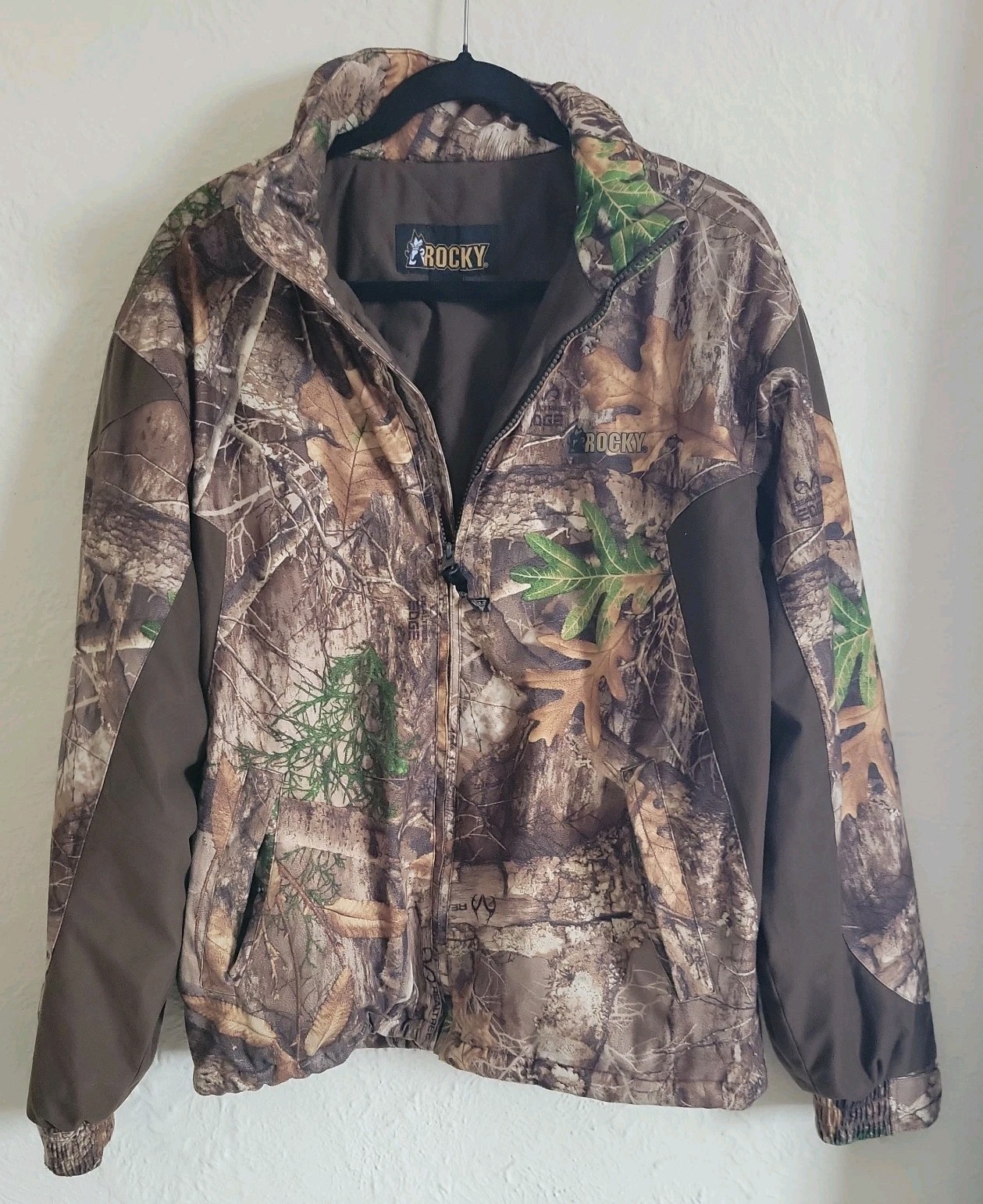 Rocky Realtree Camo Jacket Men’s Sz Medium Camouflage Coat Full Zip Pockets