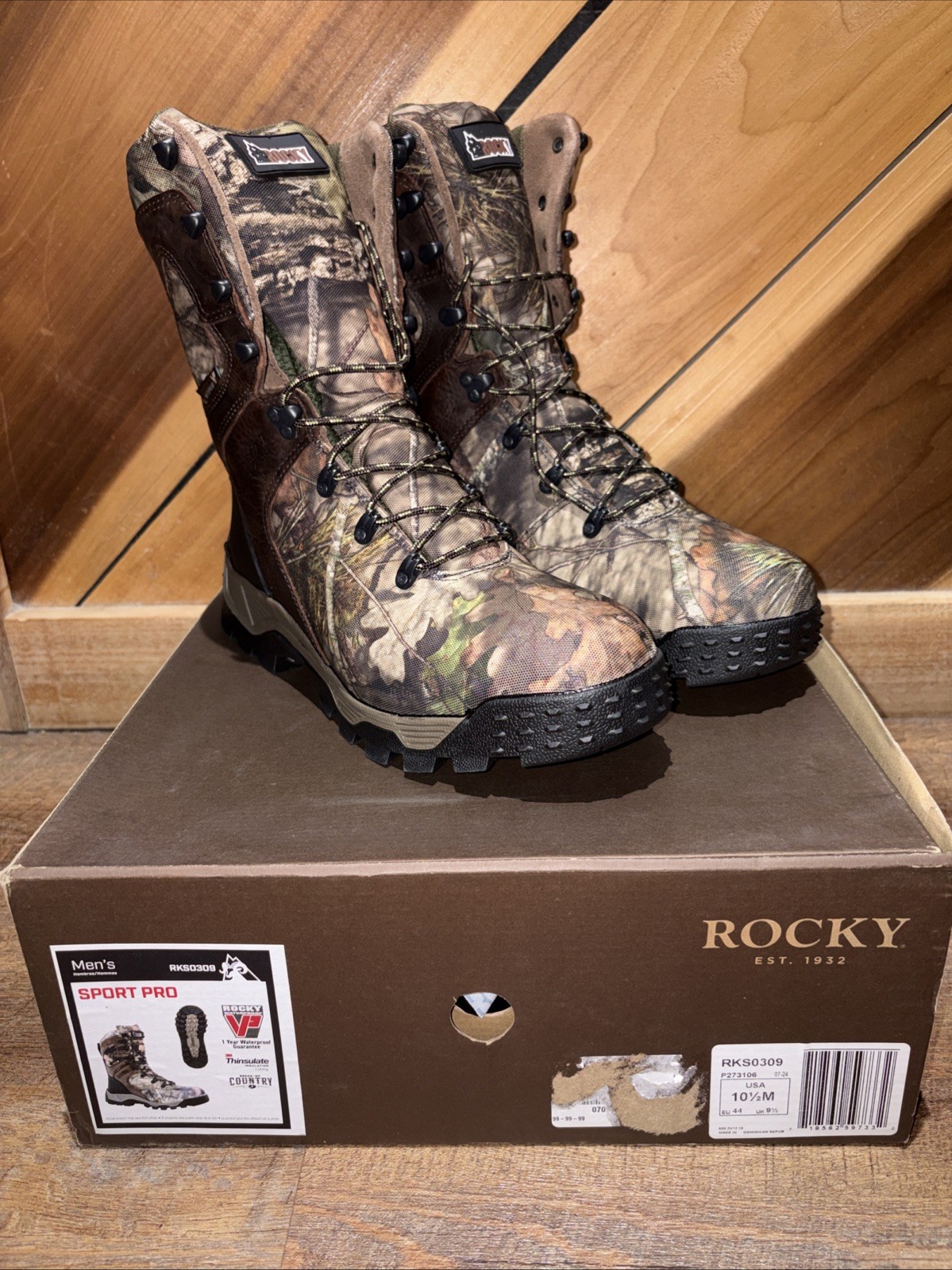 Rocky Sport Pro Men’s Hunting Boots Size 10.5 M, RKS0309