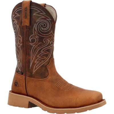 ROCKY Men’s 12″ Monocrepe Waterproof EH SR Full-grain Leather Soft Toe Work/Duty