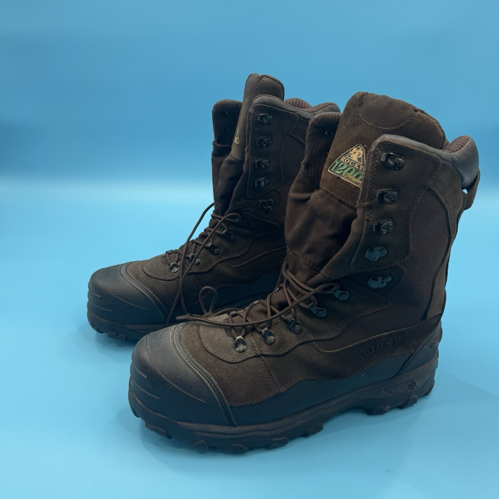 Rocky 1200g Thinsulate Waterproof Hunting Boots Men’s Size 14 Style 7454