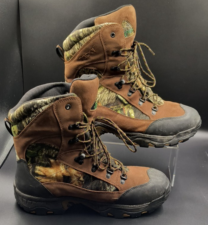Rocky Camo Waterproof Insulated Gortex Hunting/Hiking Boots Mens 12W 800g Thins.