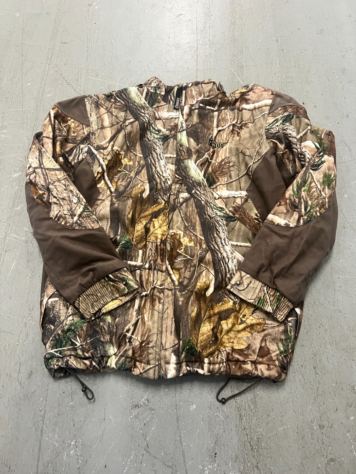 Rocky ProHunter Parka Jacket Men’s L Brown Mossy Oak Insulated Hooded Waterproof