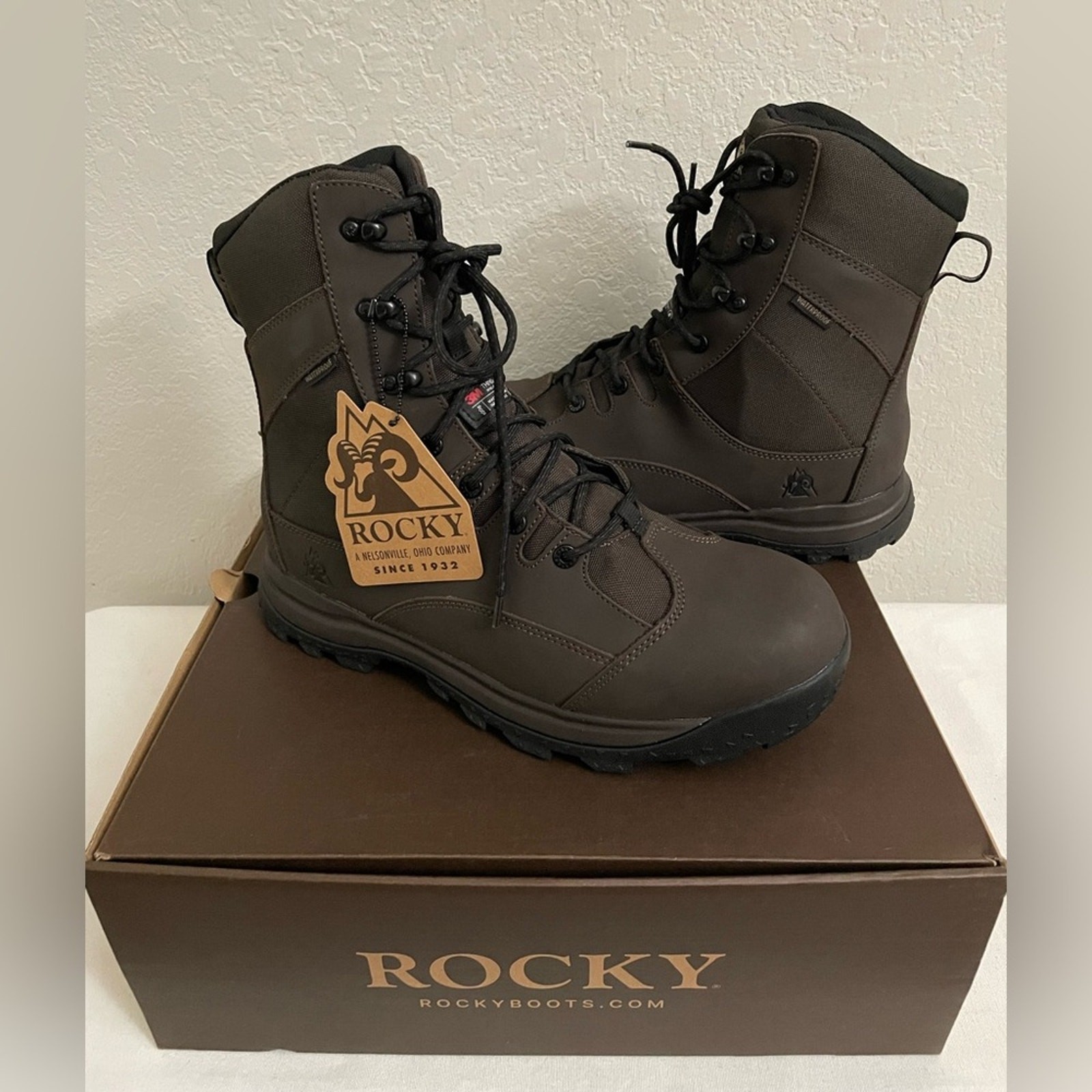 ROCKY Wildcat 400G Insulated Hunting Boot in Brown (RKS0708) – Men’s Size 12W