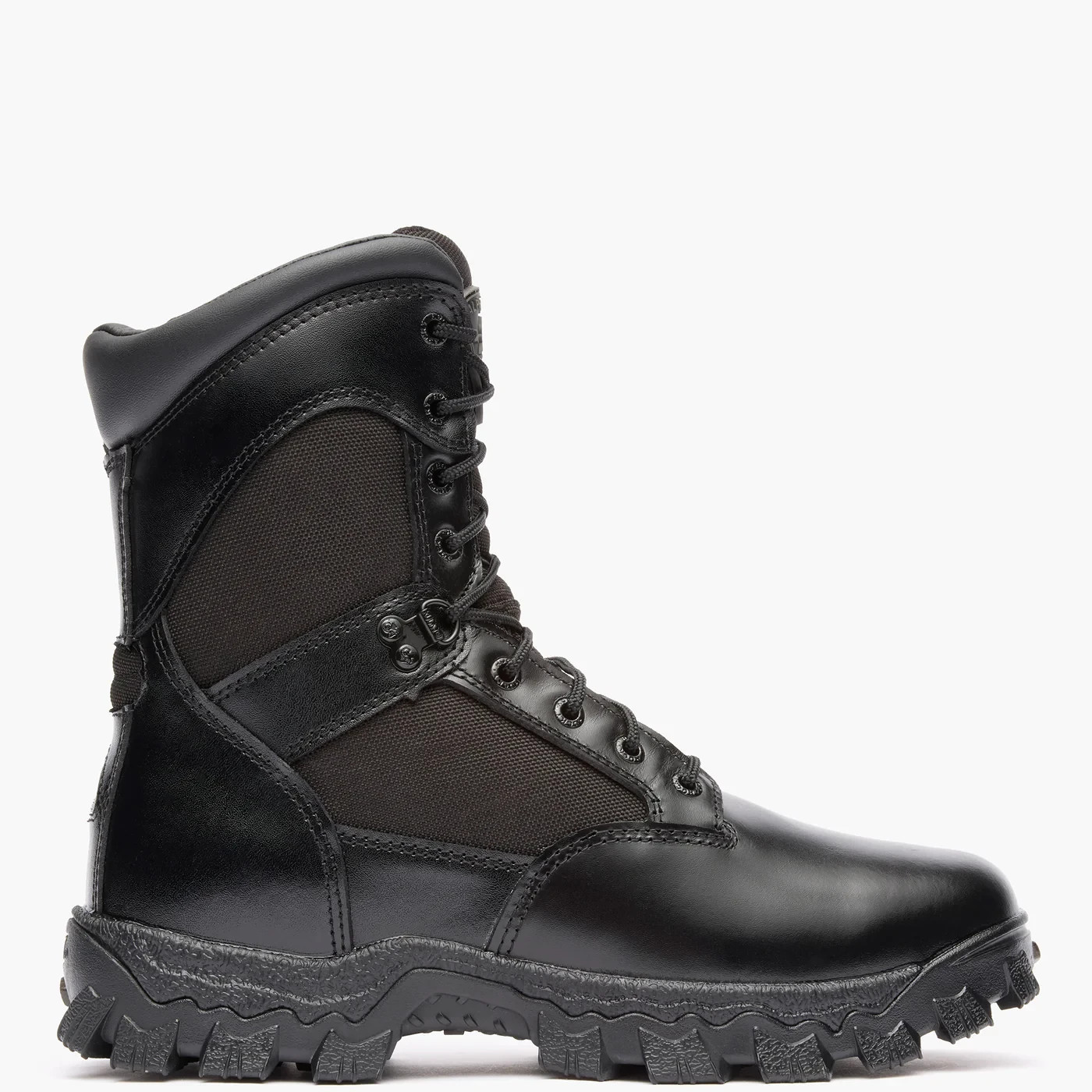 Rocky Alpha Force RWP Zip Tactical Boots Men’s 10 Black EH Oil Slip Resistant