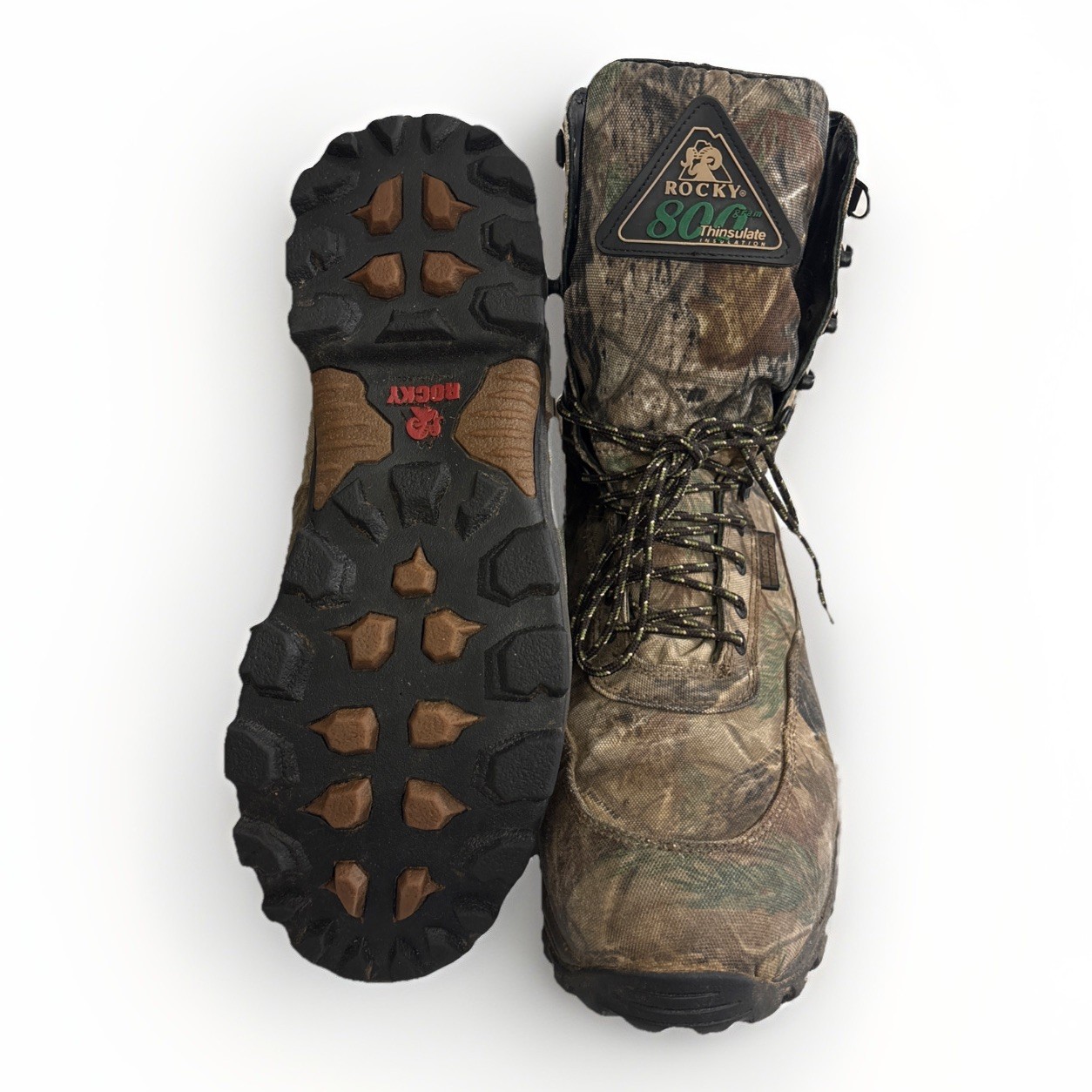 Rocky Men’s Prowler 13W 800g Thinsulate Waterproof Camo Hunting Boots 8742