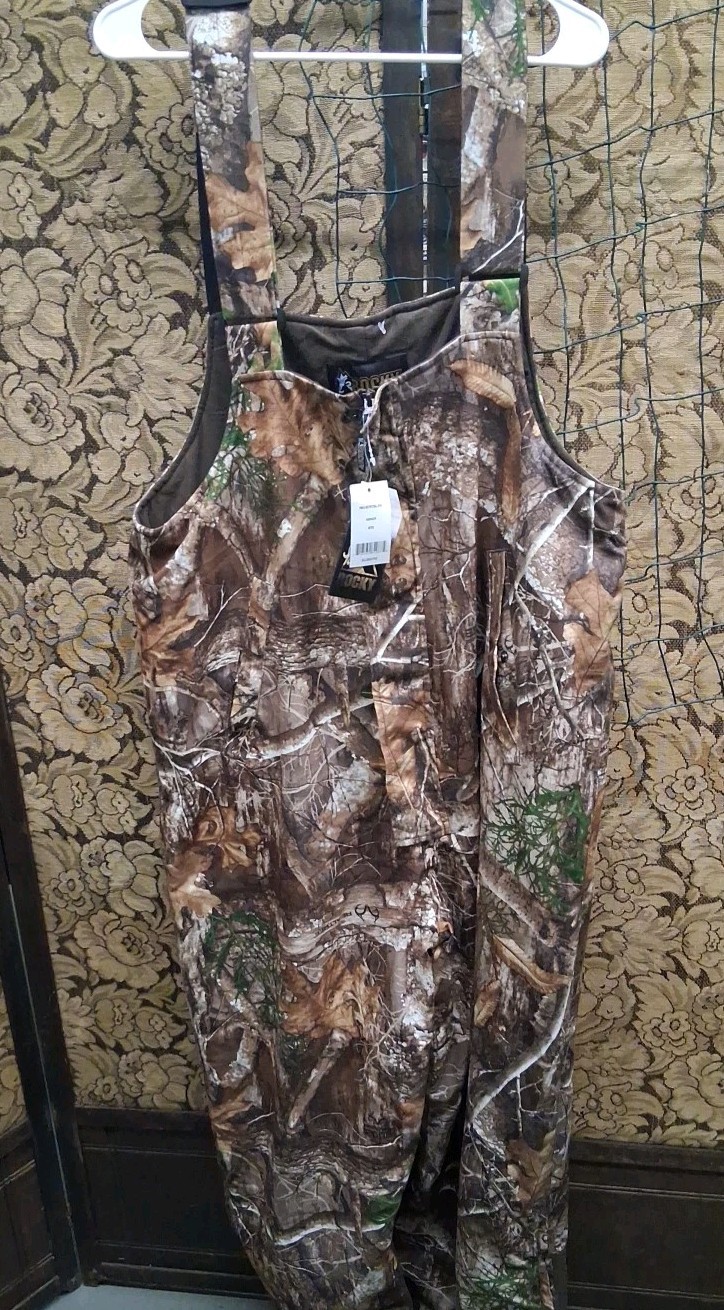 Rocky Men’s ProHunter Waterproof Insulated Bibs Realtree Edge – Size XL BNWT