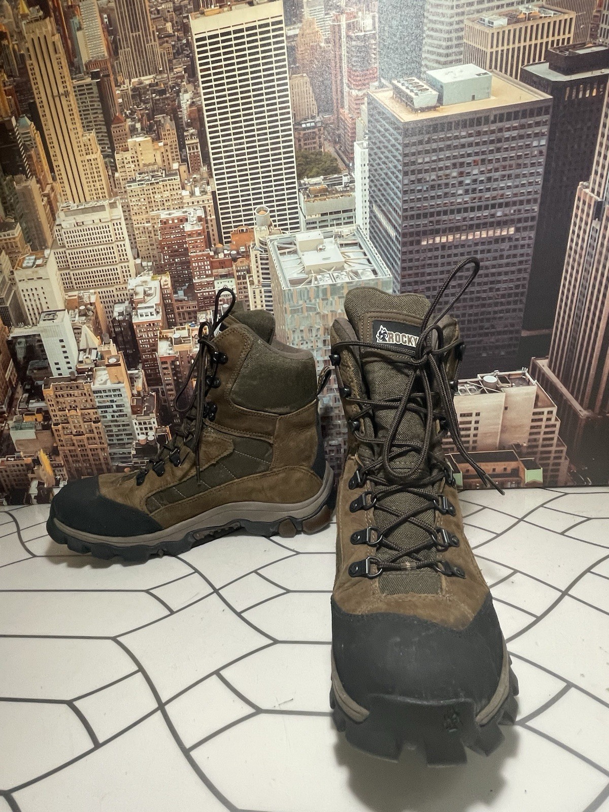 Rocky Lynx Gore-Tex 400g Thinsulate Insulated Waterproof Hunting Boots, Size 10