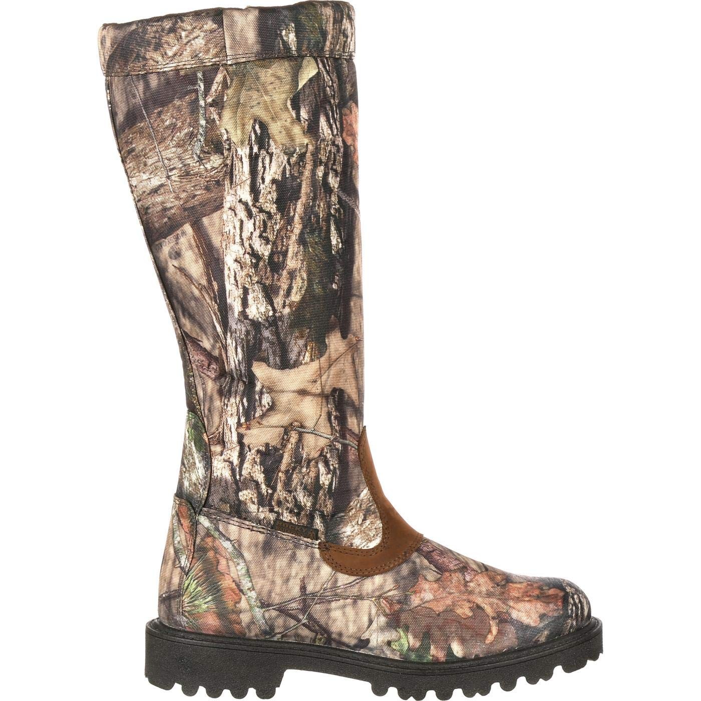 ROCKY Low Country Waterproof Snake Boot, Mossy Oak Break Up Country, Size 8W